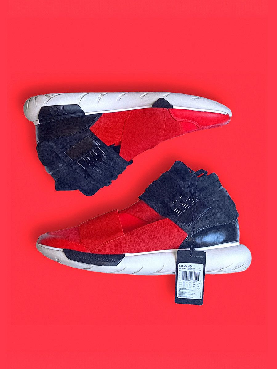 Adidas adidas Y-3 Qasa High Red Black Size US 11 / EU 44 - 19 Thumbnail