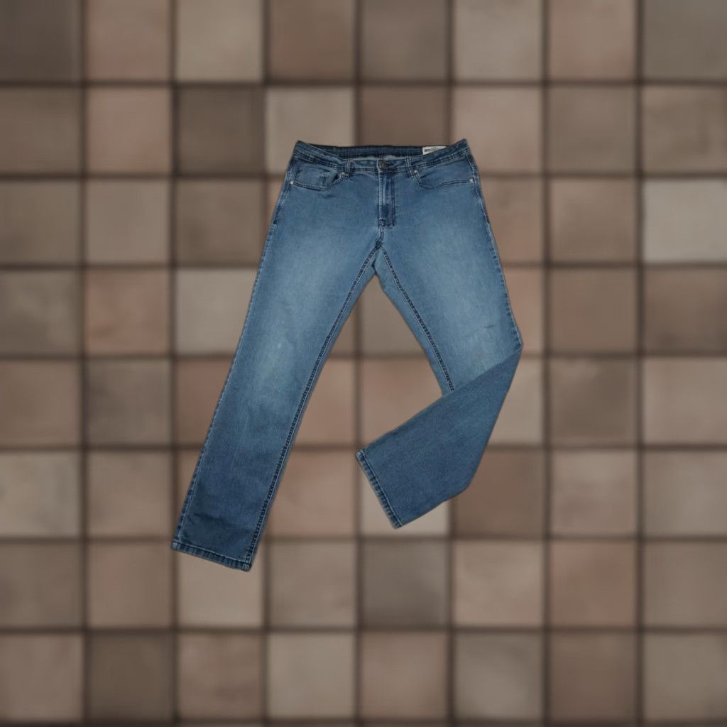 Buffalo David Bitton Axel Buckle Slim Stretch Denim Jeans Mens