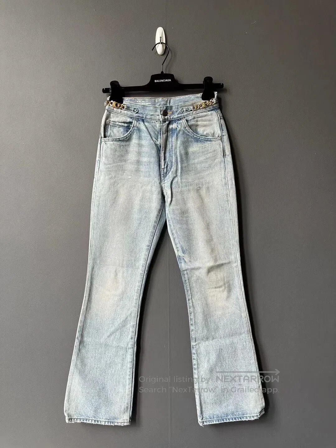 Celine CELINE Triomphe Chain Washed Jeans| Size 25" / US 0 / IT 36 - 1 Thumbnail