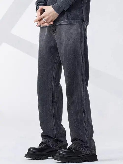 Jean Vintage Street Straight Loose Jeans Size US 30 / EU 46 - 1 Thumbnail