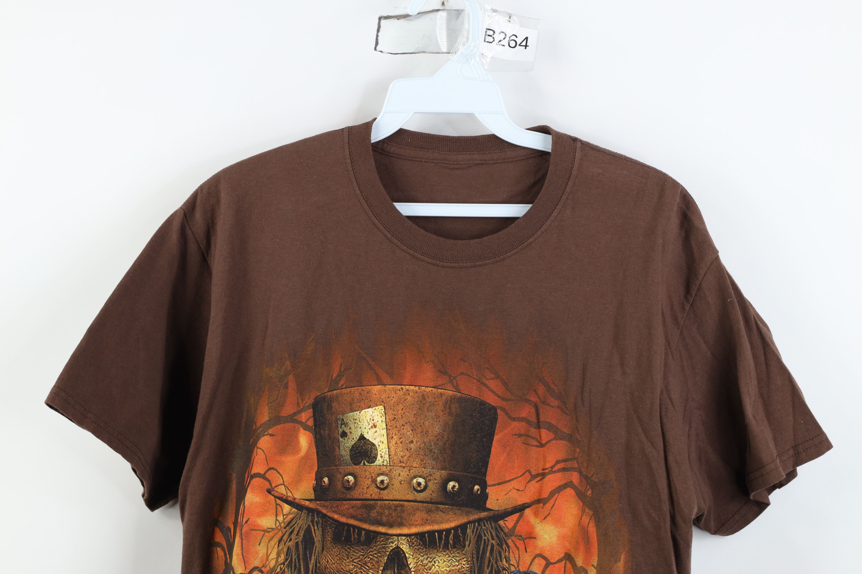 Vintage Vintage Y2K Streetwear Scarecrow Halloween Raven T-Shirt Size US S / EU 44-46 / 1 - 2 Thumbnail