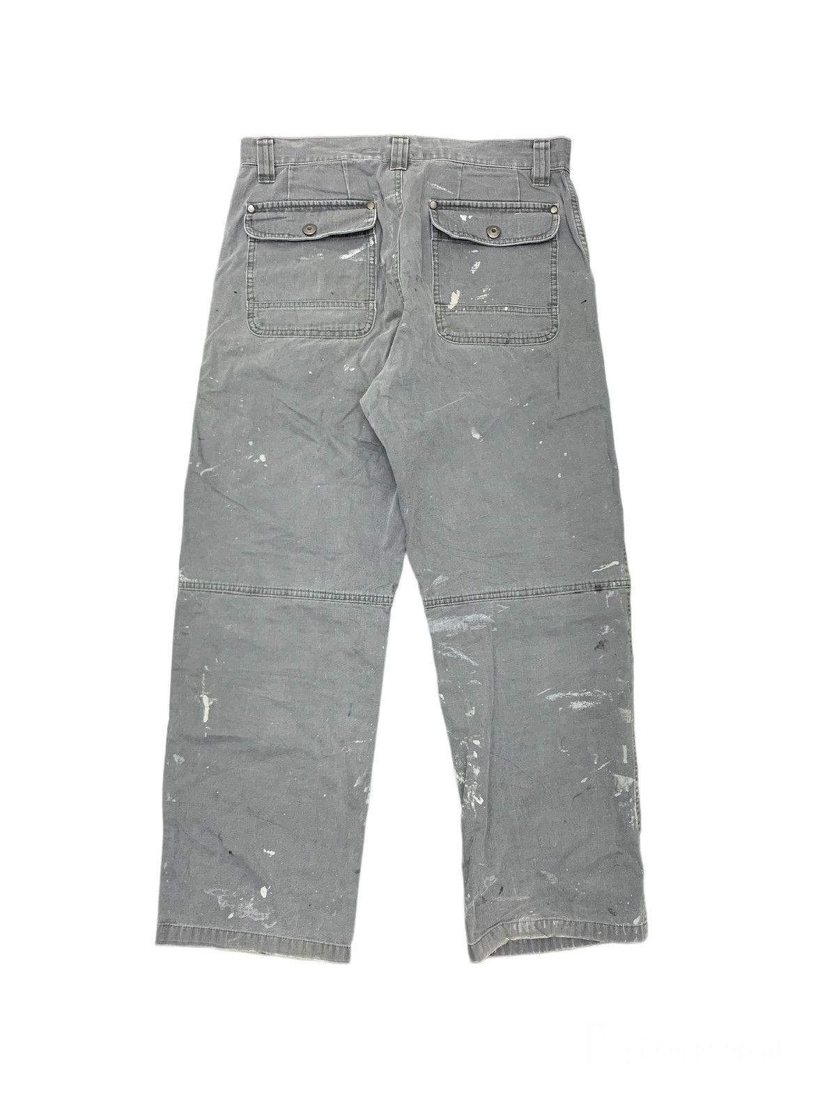 Uniqlo THRASHED FADED Uniqlo Double Knee Painter Pant Size US 33 - 2 Thumbnail