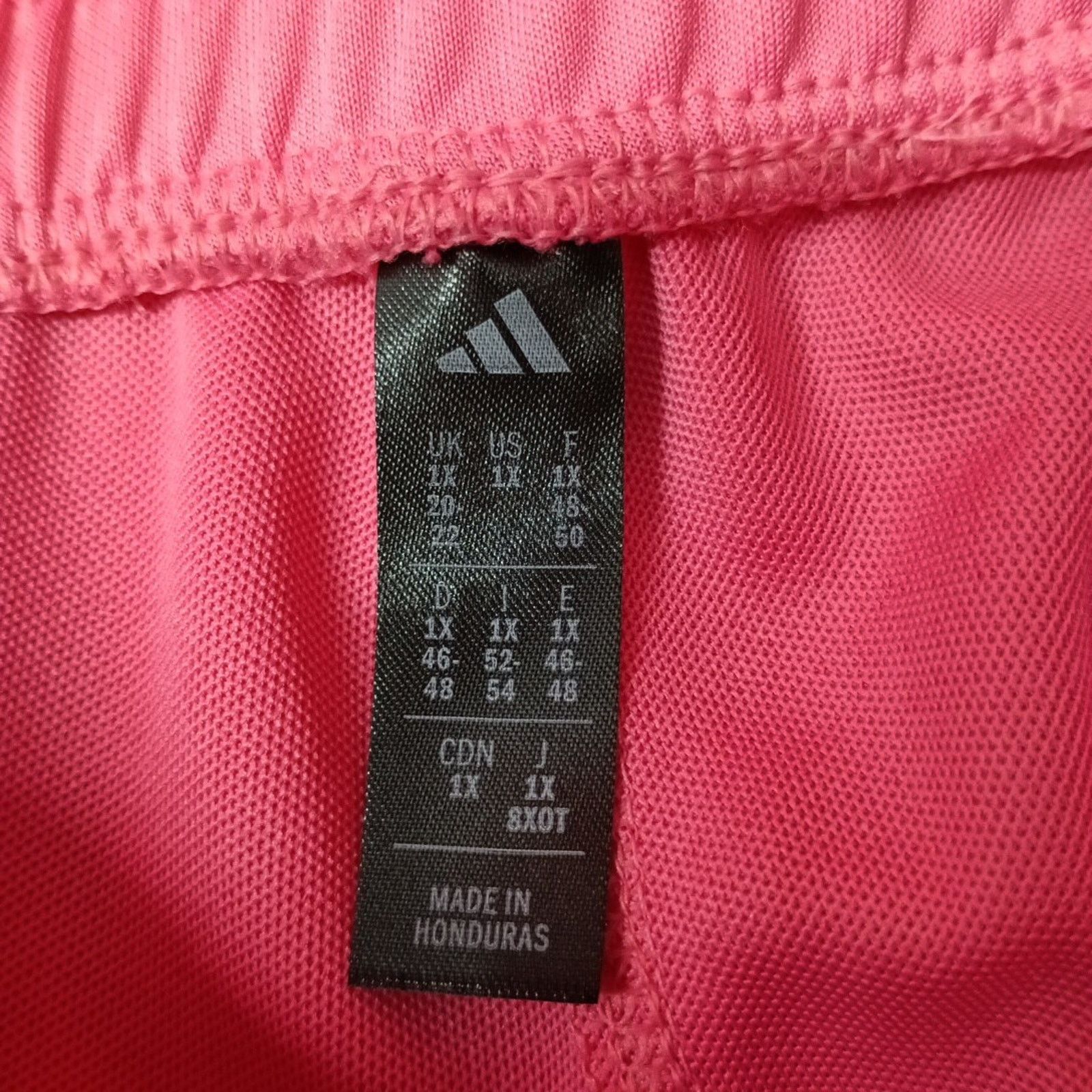 Adidas Adidas High Shorts Women's Size 1X Pink 3" Inseam Pull On Size 36" / US 14 / IT 50 - 2 Thumbnail