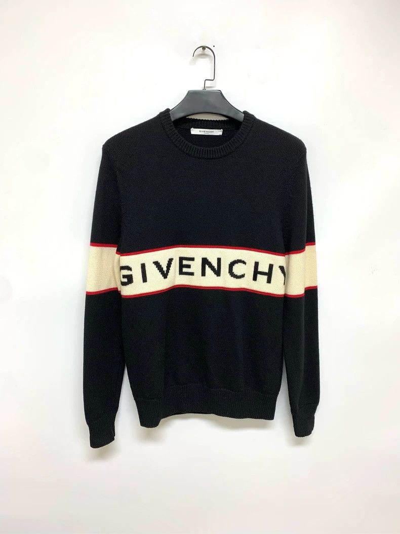 Givenchy Multicolor letter logo knit sweater 2506-Nextarrow