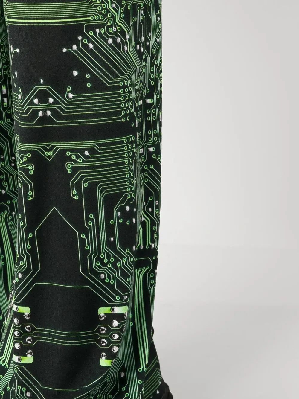 Vetements Small GRAIL Cyber Circuit Crypto Print Wide Leg Pants FW22 Size US 30 / EU 46 - 16 Thumbnail