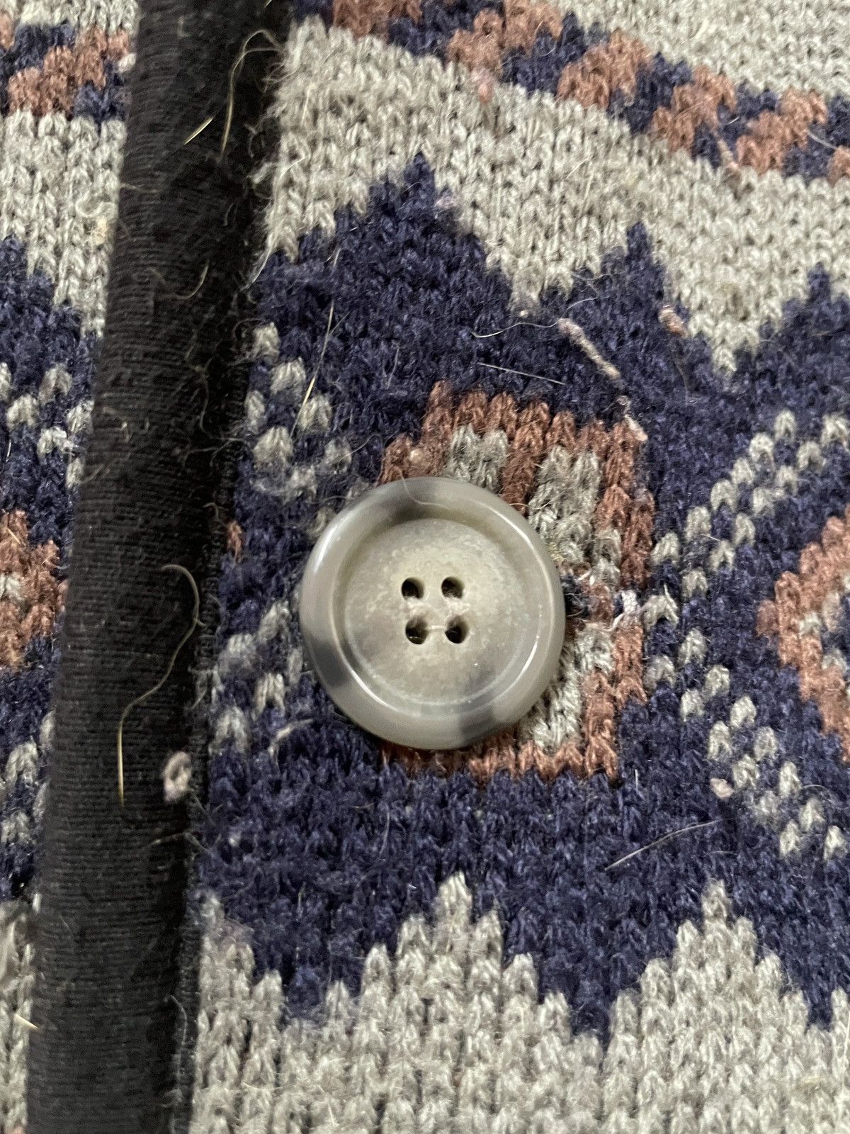 Designer × Gianni Valentino × Valentino Vintage GIANNI VALENTINO ITALY Navajo Aztec Knitwear Jacket Size US M / EU 48-50 / 2 - 12 Thumbnail