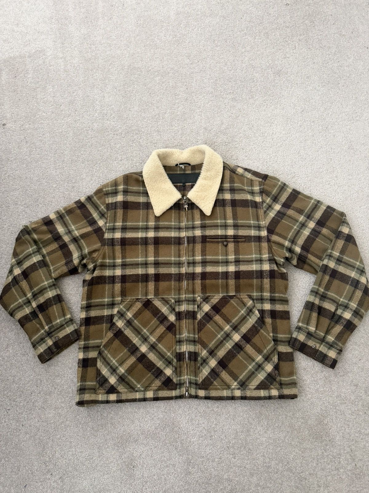 Chrome Hearts Flannel Zip | Grailed