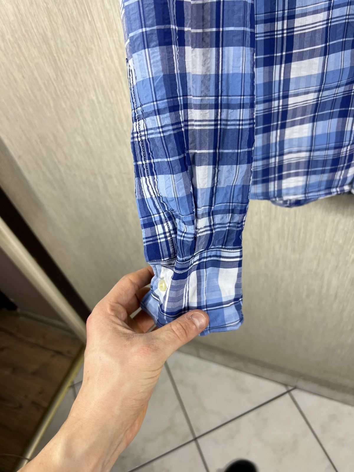Dsquared2 Dsquared2 checked shrunk shirt plaid stiff cuffs and collar Size US M / EU 48-50 / 2 - 11 Thumbnail