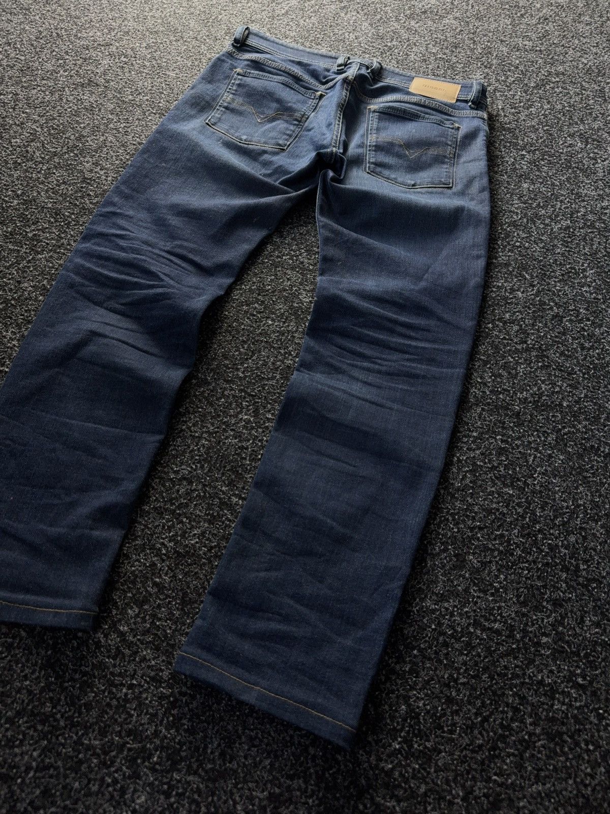 Diesel Designer Dirty Diesel Sleenker Skinny Jeans Blue Wash W30 Size 30" / US 8 / IT 44 - 15 Thumbnail