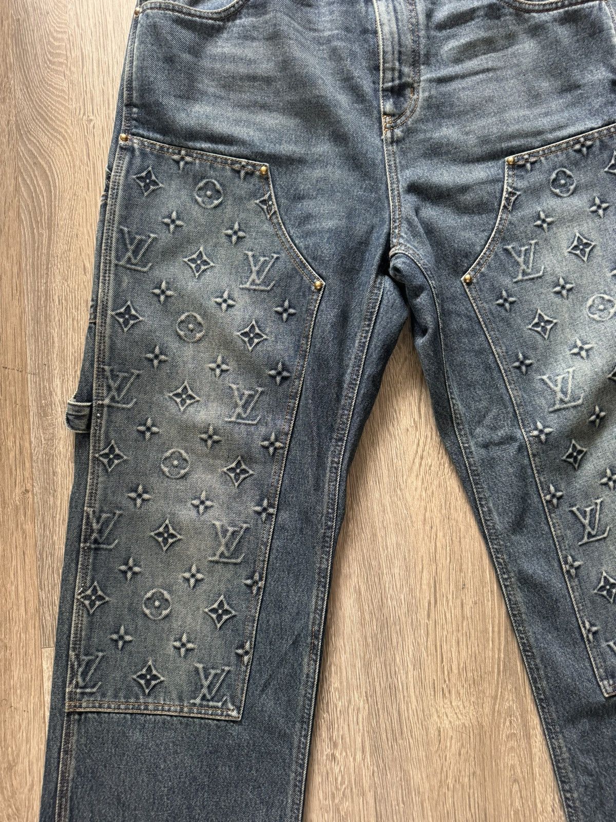 Louis Vuitton LOUIS VUITTON WORKWEAR DENIM JEANS 34 Size US 34 / EU 50 - 3 Thumbnail