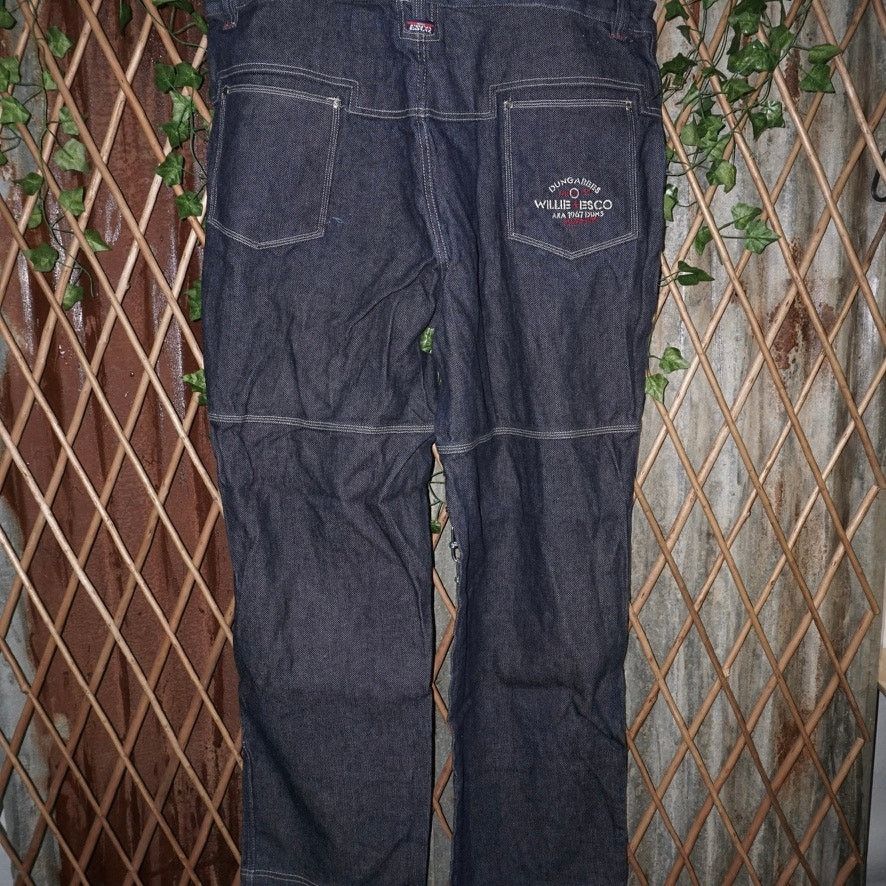 Vintage 46 - Vintage Y2K Willie Esco dungarees 1990s embroider pants Size US 44 / EU 60 - 1 Thumbnail