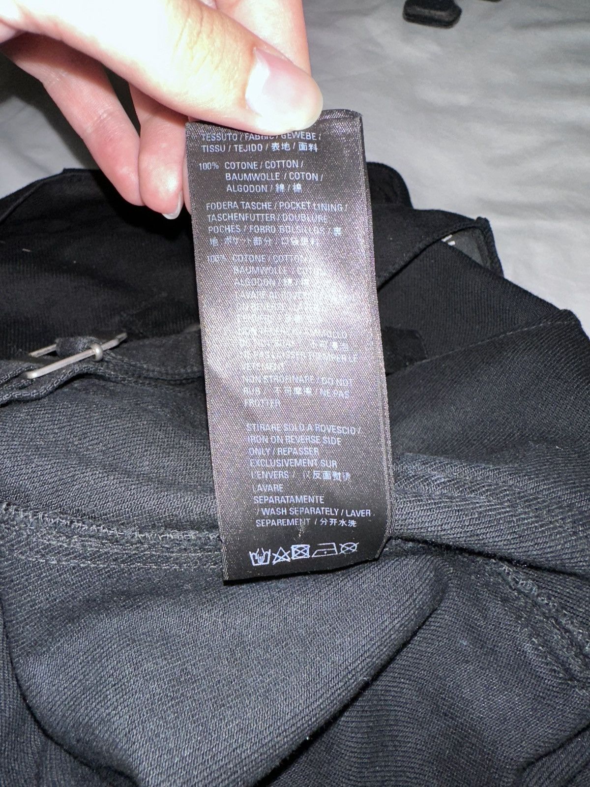 Balenciaga Balenciaga Black Raver Denim Size US 29 - 8 Thumbnail