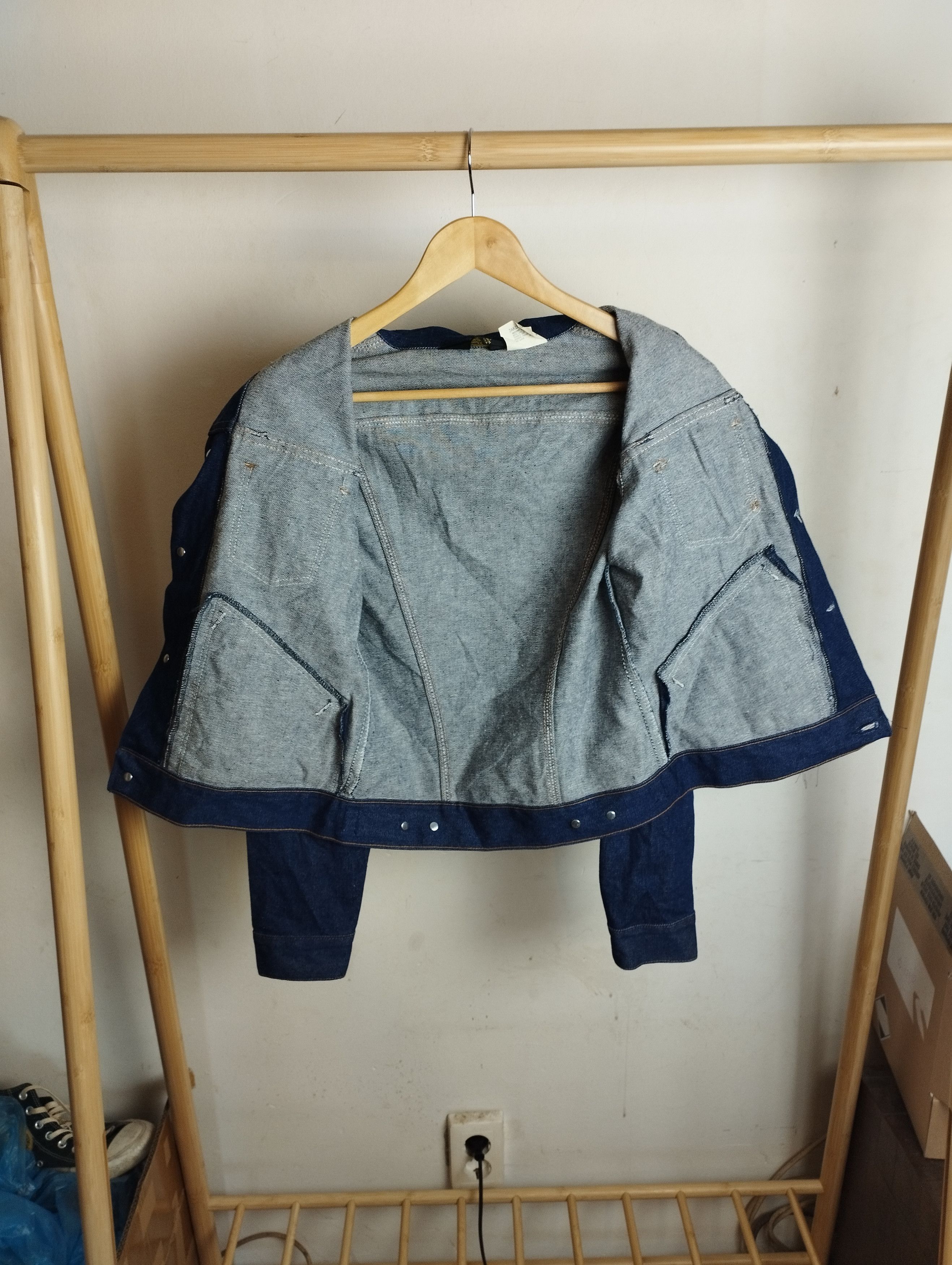Vintage × Wrangler Vintage 60's Wrangler No-Fault Denims jacket Size US XS / EU 42 / 0 - 9 Thumbnail