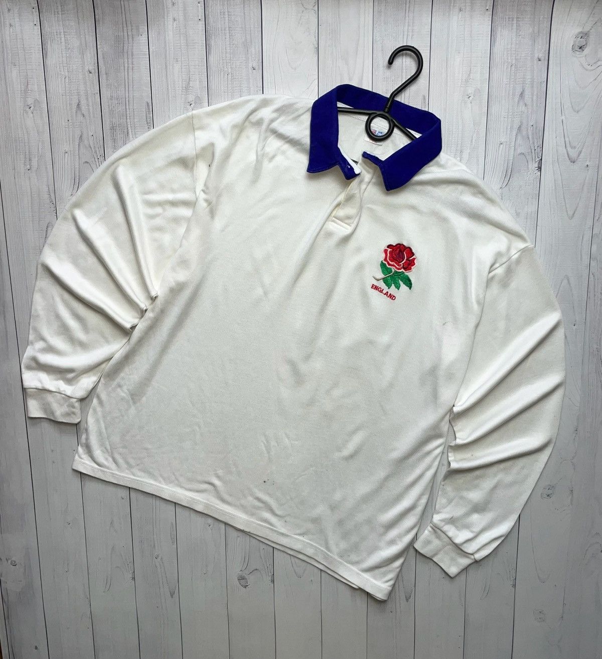 Vintage Vintage rugby England jersey long sleeve size XL Size US XL / EU 56 / 4 - 1 Thumbnail