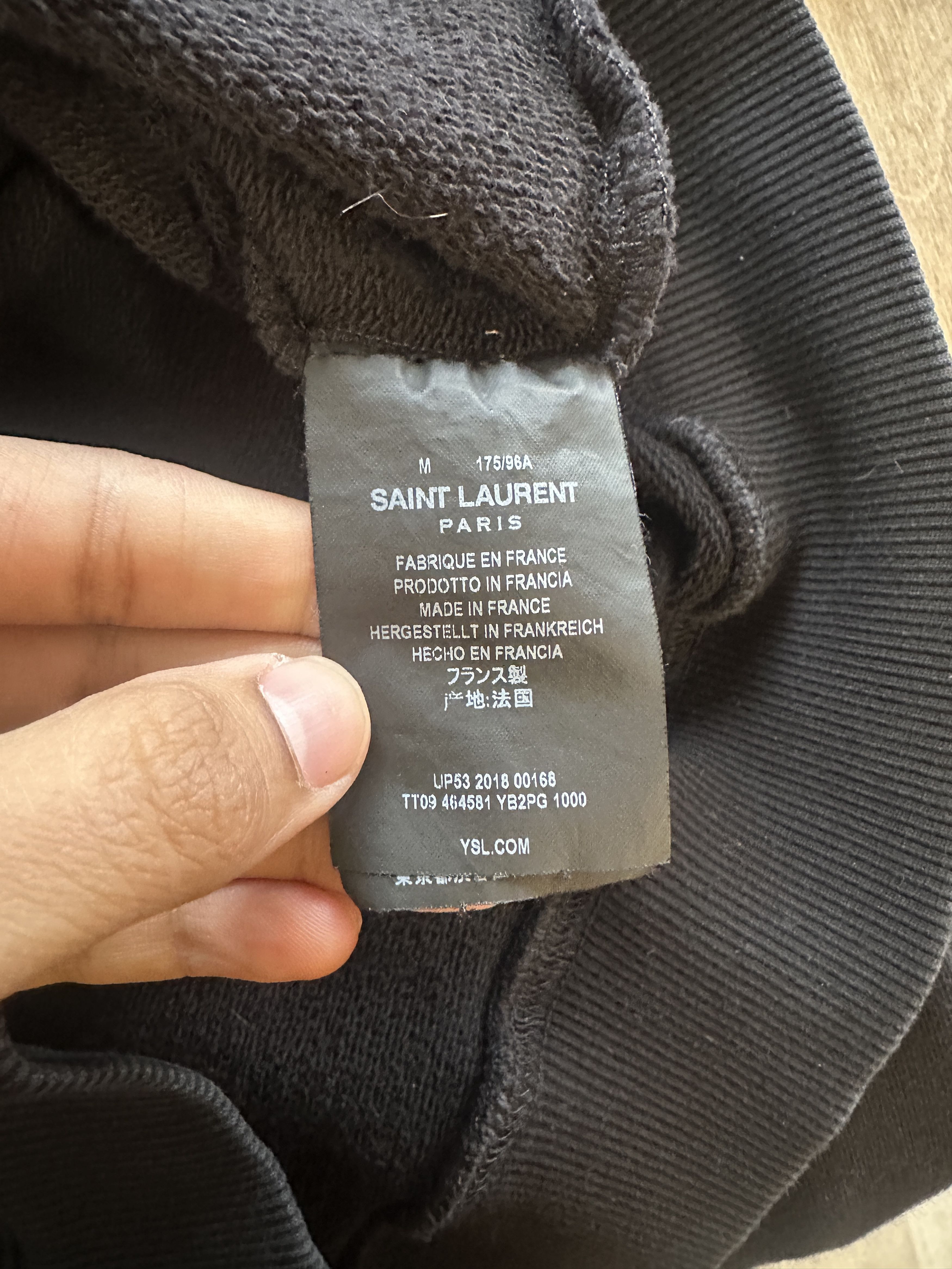 Saint Laurent Paris Saint Laurent Paris Hoodie Size US M / EU 48-50 / 2 - 4 Thumbnail