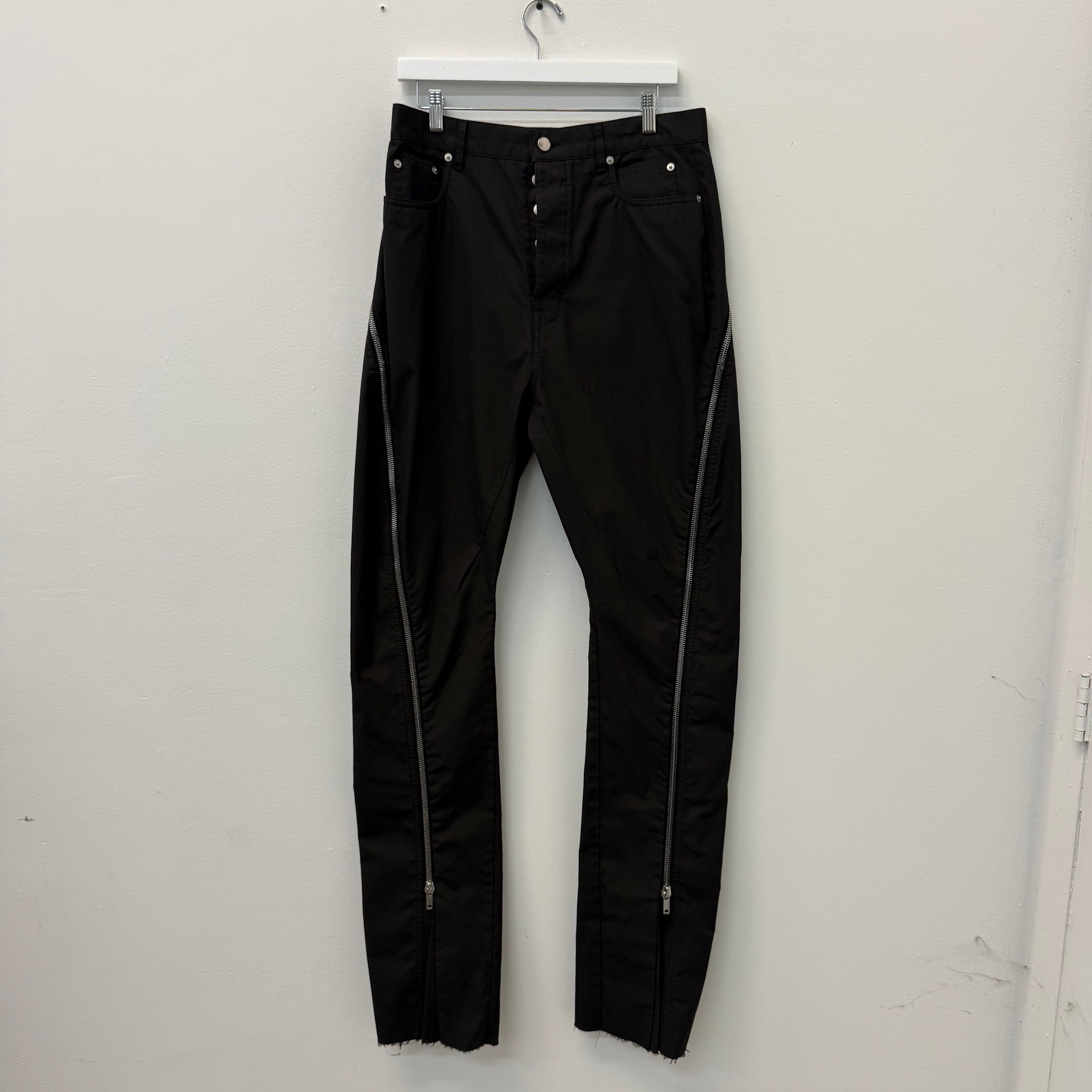 Rick Owens Rick Owens Banana Temple Black Pants - Size 33 Size US 33 - 1 Thumbnail
