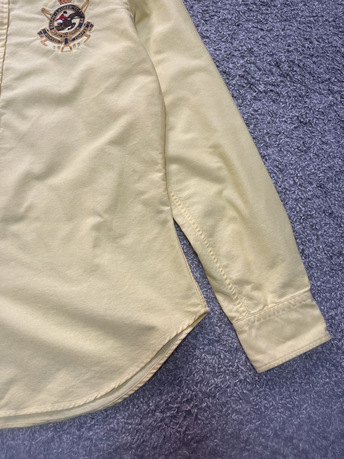 Ralph Lauren Sport Ralph Lauren Sport Yellow Vintage Hunter Jumper Logo size 14 Size S / US 4 / IT 40 - 5 Thumbnail