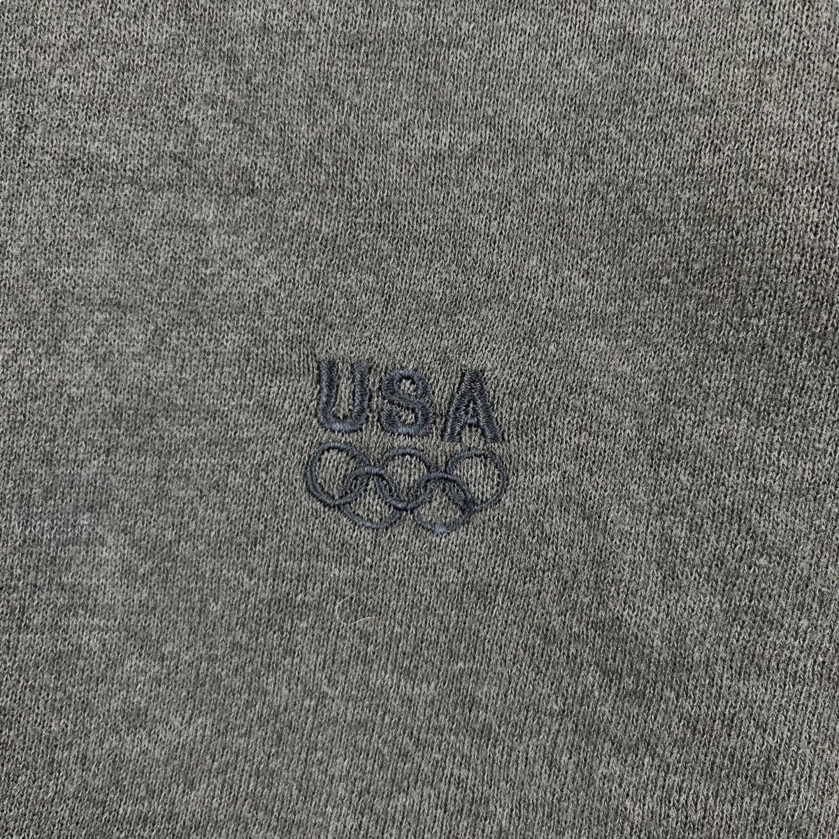 Vintage Vintage 90s OLYMPIC USA Small Embroidered Logo Grey Size US L / EU 52-54 / 3 - 3 Thumbnail