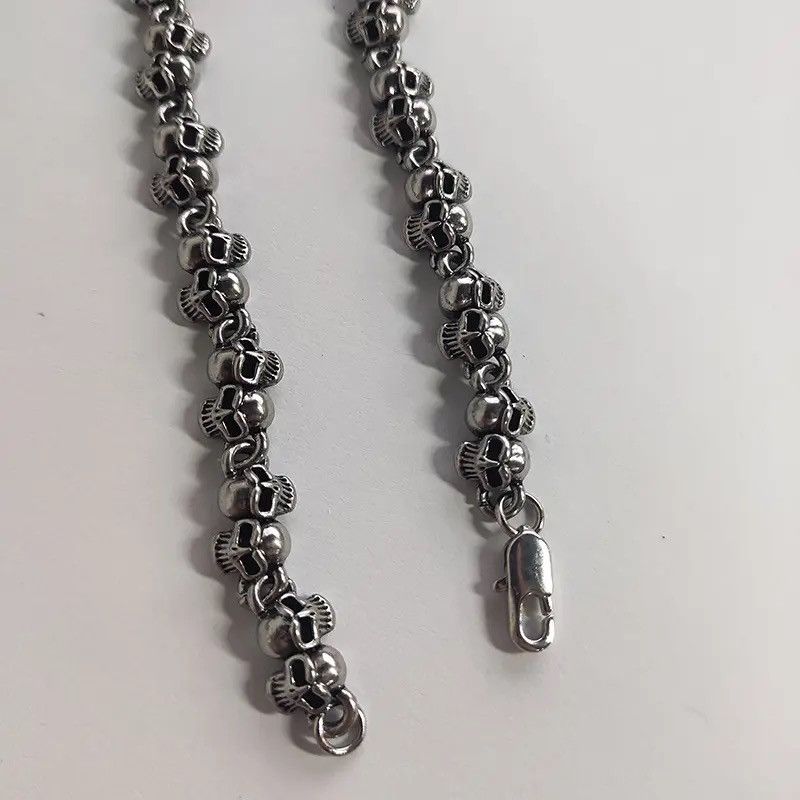 Jewelry Skull Punk Rock Bracelets Size ONE SIZE - 6 Thumbnail