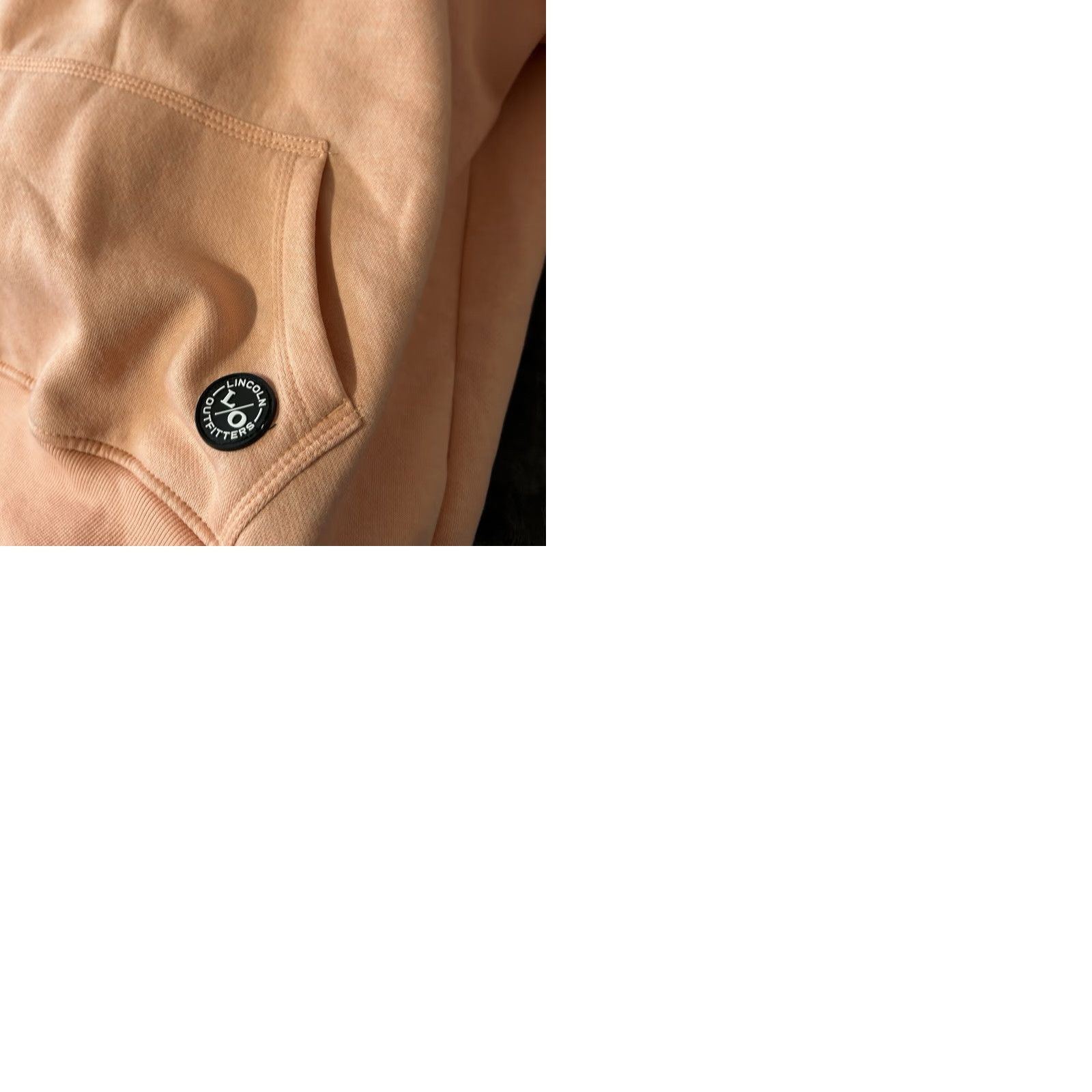 KangaROOS VINTAGE: No (omit) Lincoln Outfitters Hoodie Women S Peach 3/4 Zip Kangaroo Pocket Logo Boy? Size S / US 4 / IT 40 - 12 Thumbnail