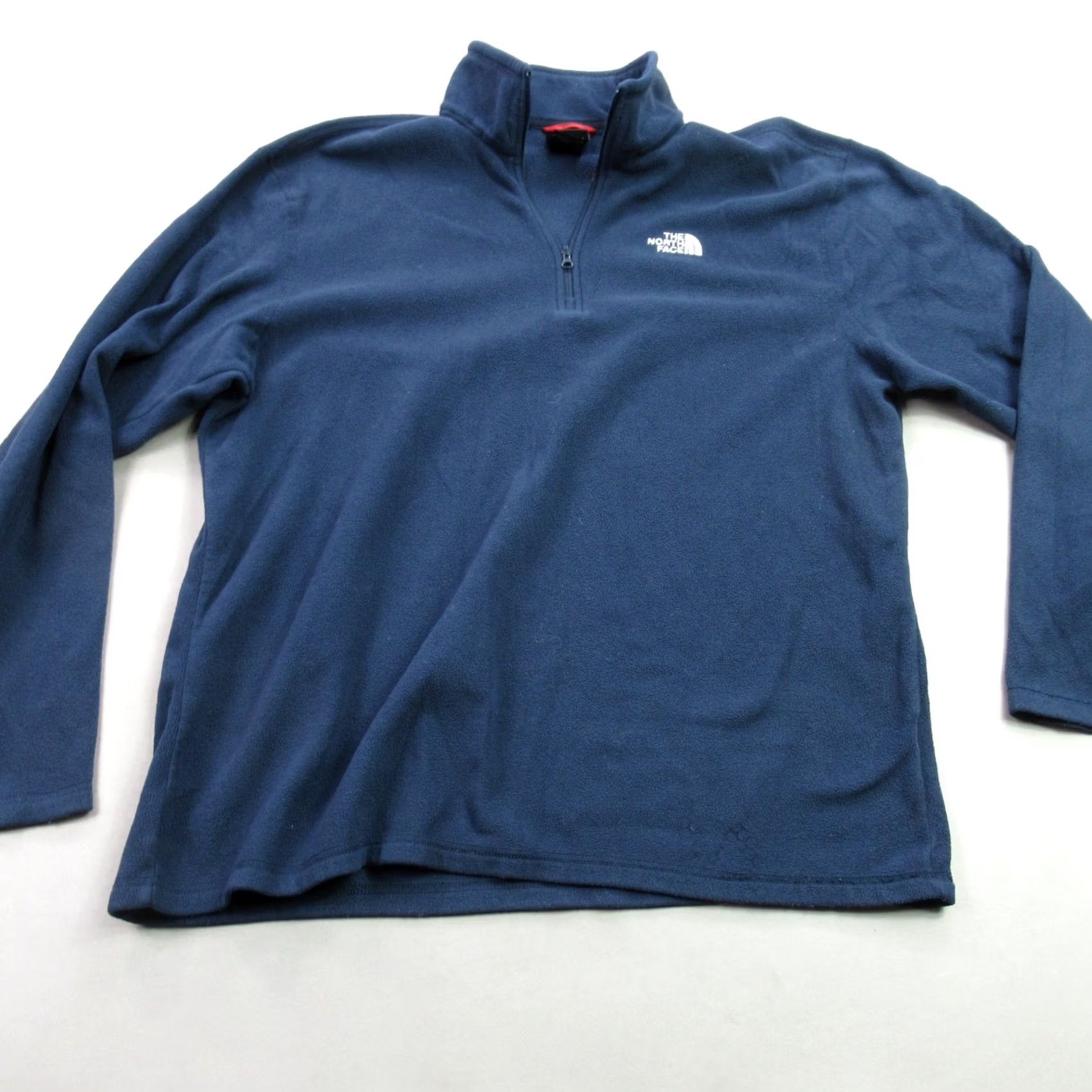 The North Face The North Face Pullover Mens Large Long Sleeve 1/4 Zip Casual Lightweight Blue Size US L / EU 52-54 / 3 - 2 Thumbnail