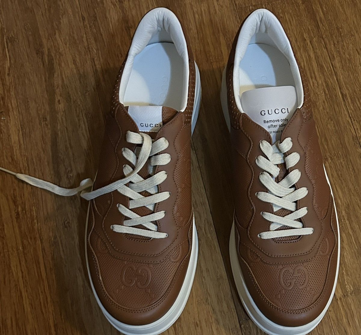 Gucci Gucci GG Logo Embossed Sneaker Size US 12 / EU 45 - 6 Thumbnail