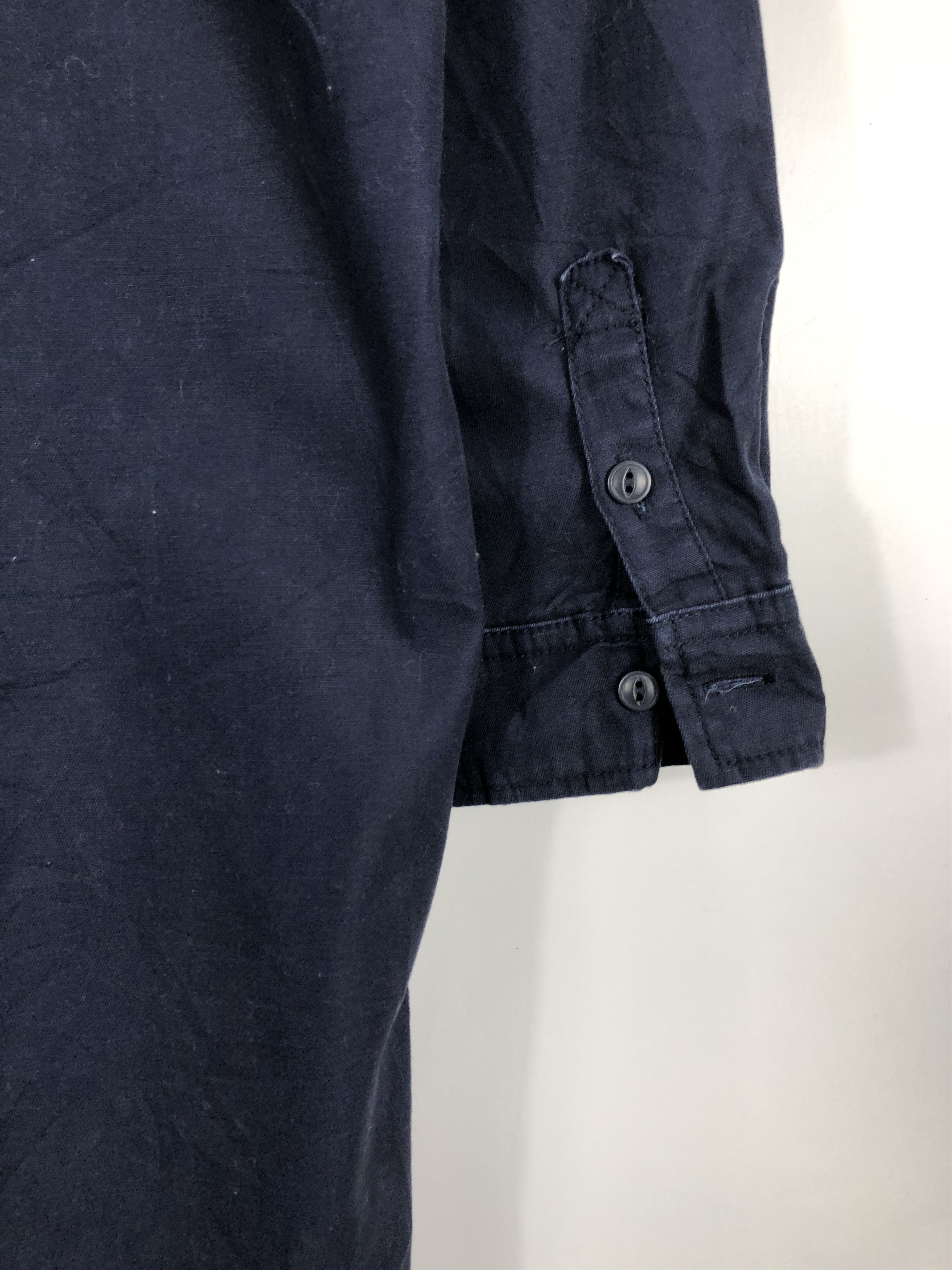 Vintage Vintage Us Army Blue Denim Jacket J0661 Size US M / EU 48-50 / 2 - 12 Thumbnail