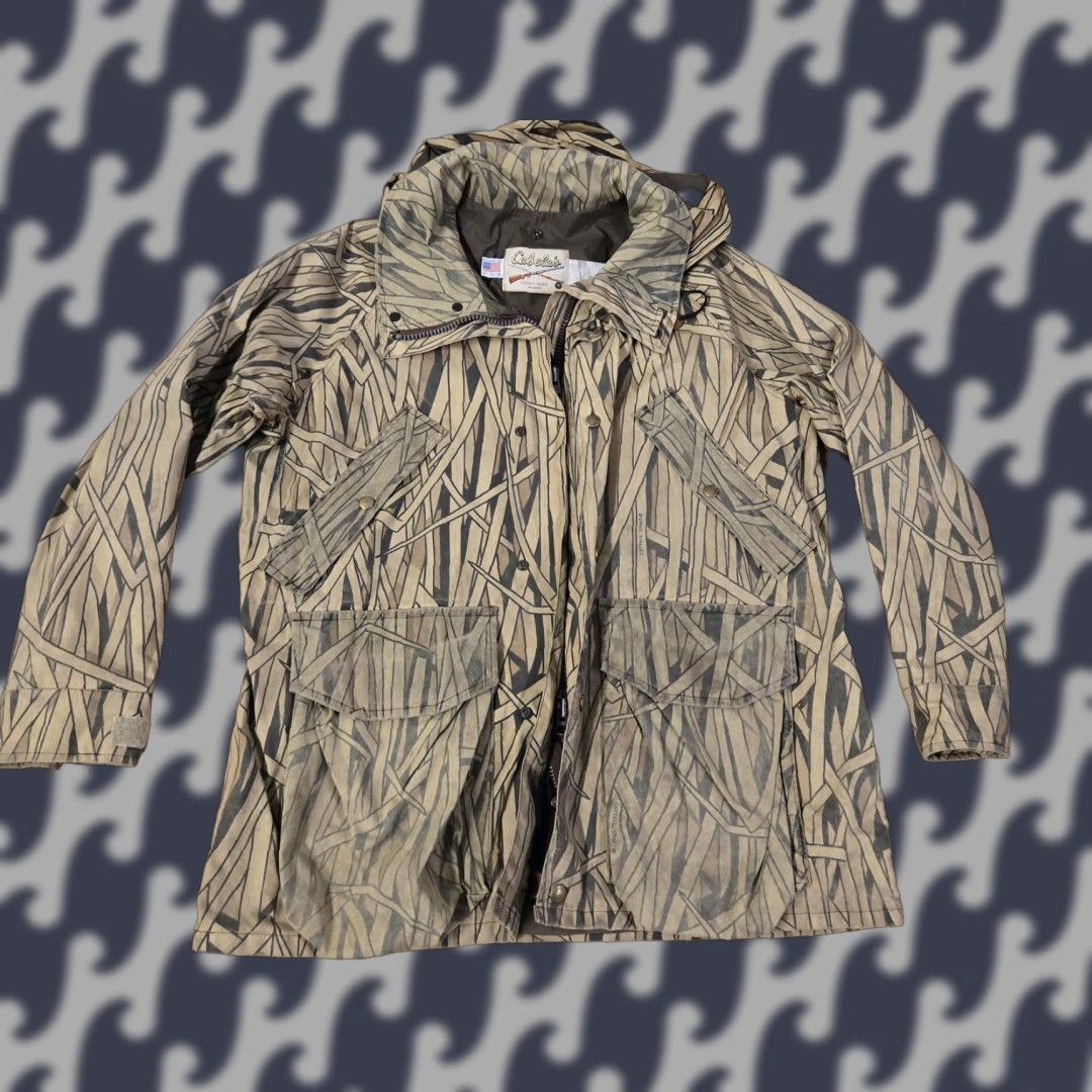 Vintage VINTAGE Cabela's Jacket Mens Large Camo Gore-Tex Hunting Coat Waterproof USA 90s Size US M / EU 48-50 / 2 - 1 Thumbnail