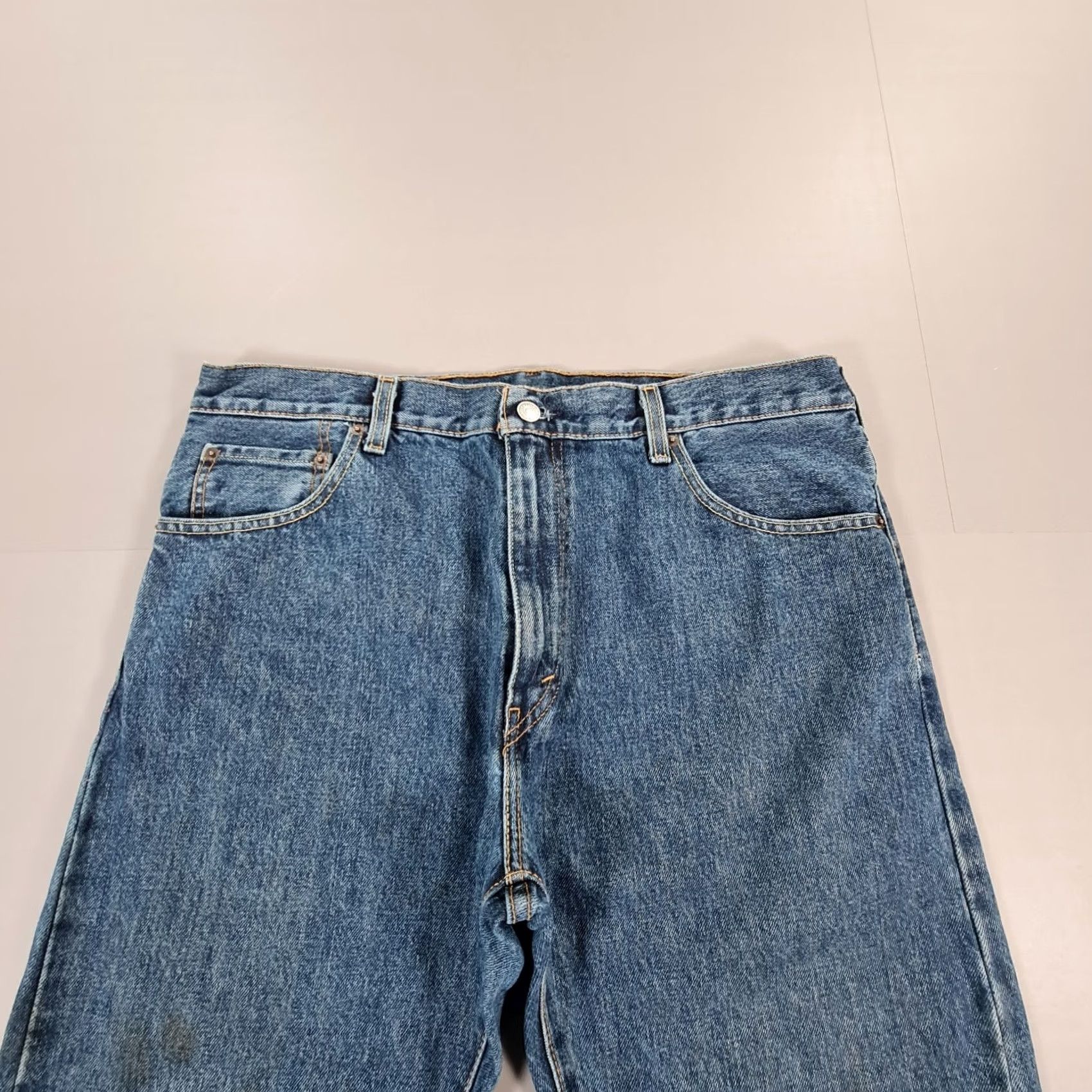 Levi's VINTAGE Levi's 517 Jeans Mens Blue W36 L32 Bootcut Zip Fly 5-Pocket Denim Cotton Regular Modern Shopwear Mens Size US 36 / EU 52 - 2 Thumbnail