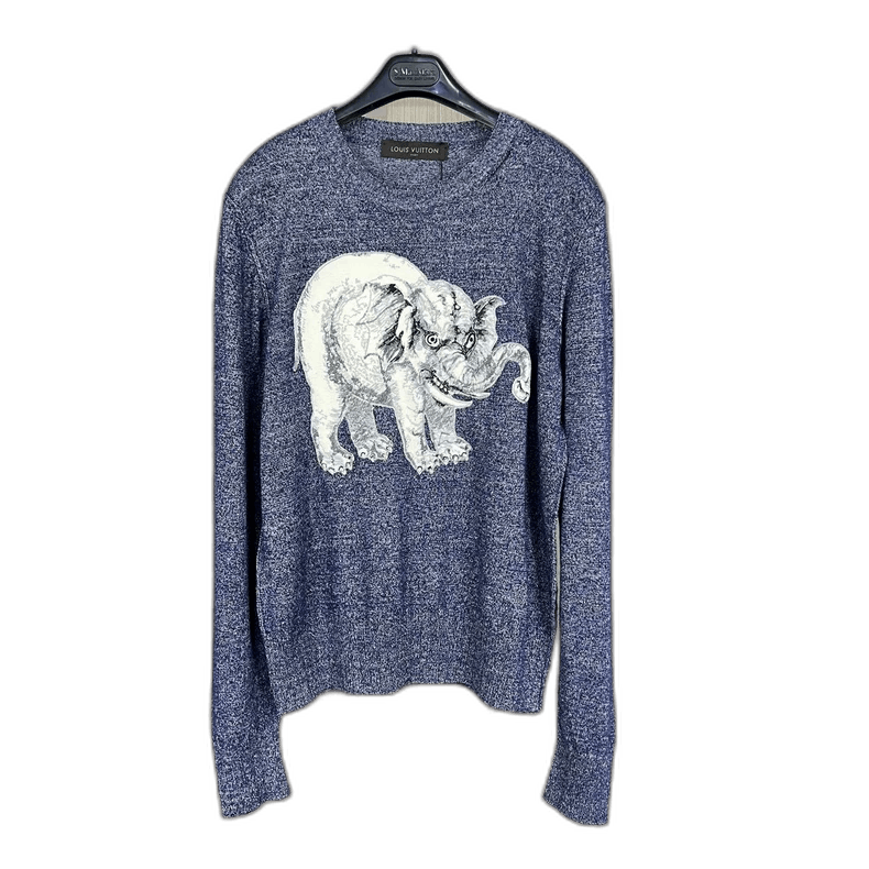 Louis Vuitton Louis Vuitton Animal Embroidery Knit Sweater Size US S / EU 44-46 / 1 - 1 Thumbnail