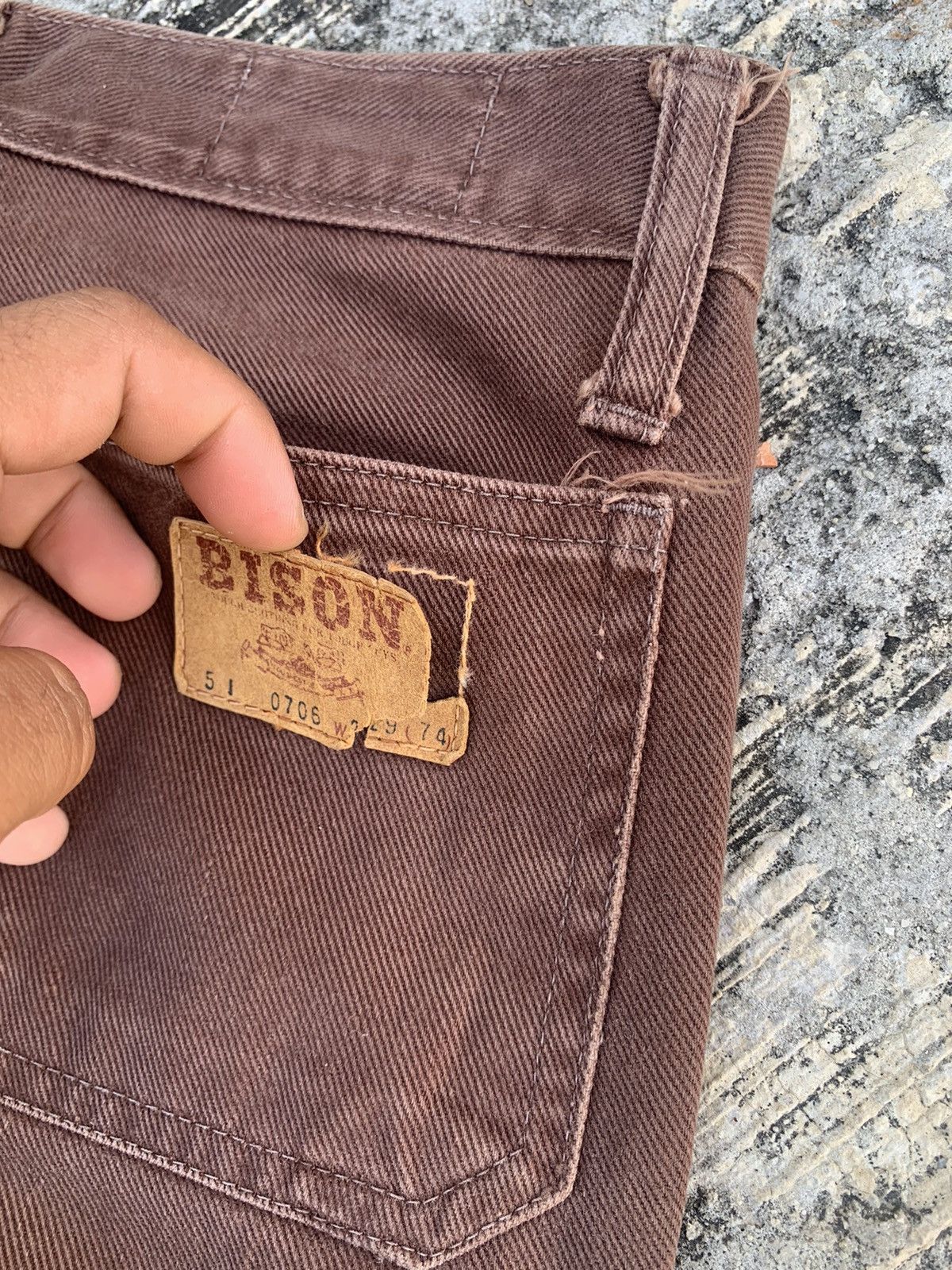Blue Blue Japan Flare Bison western jeans brown bootcut pants Size 28" / US 6 / IT 42 - 13 Thumbnail