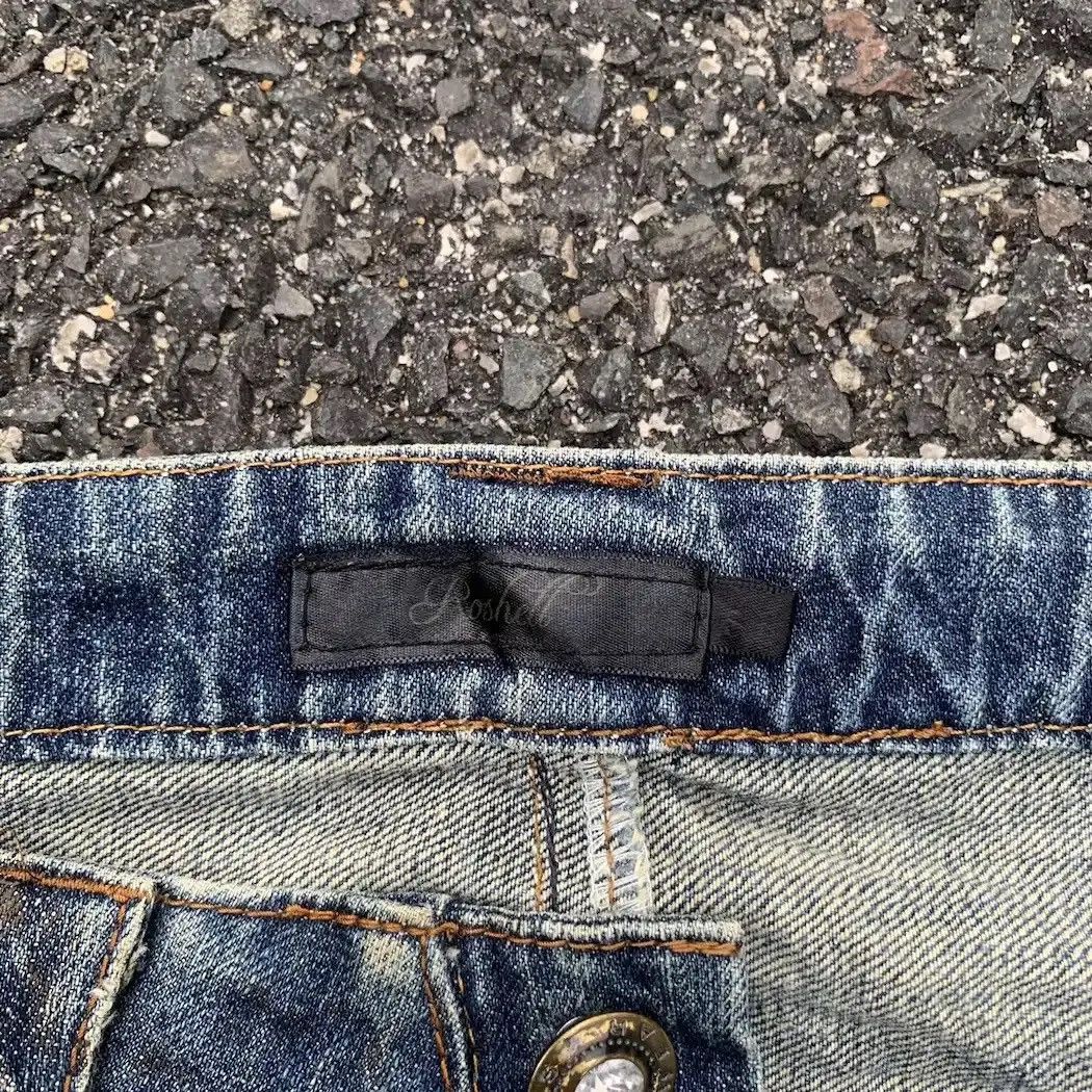 Japanese Brand JAPANESE RUSTY DIRTY DENIM 30x32 RIPPED FLARE BOOTCUT PANTS Size US 30 / EU 46 - 7 Thumbnail