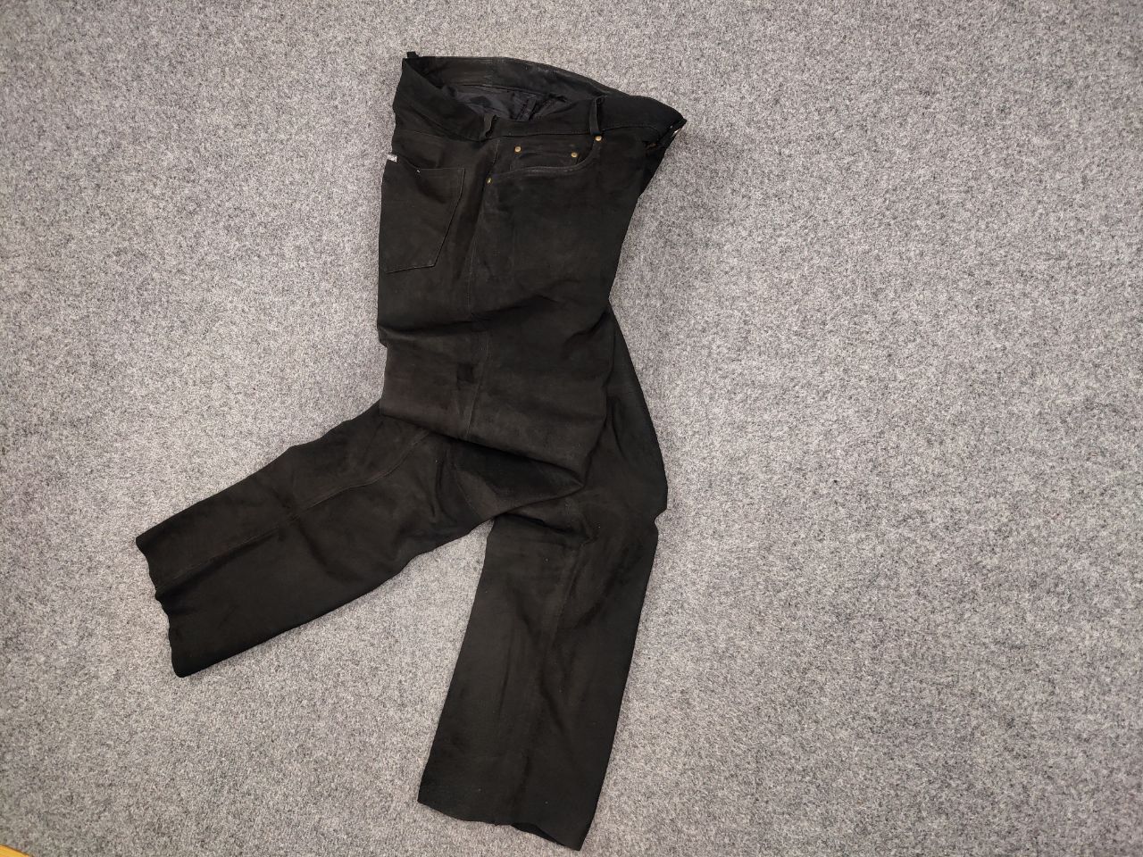 Japanese Brand Vintage Leather Pants Japan Hype Travis Scott Y2K Style Size US 34 / EU 50 - 2 Thumbnail