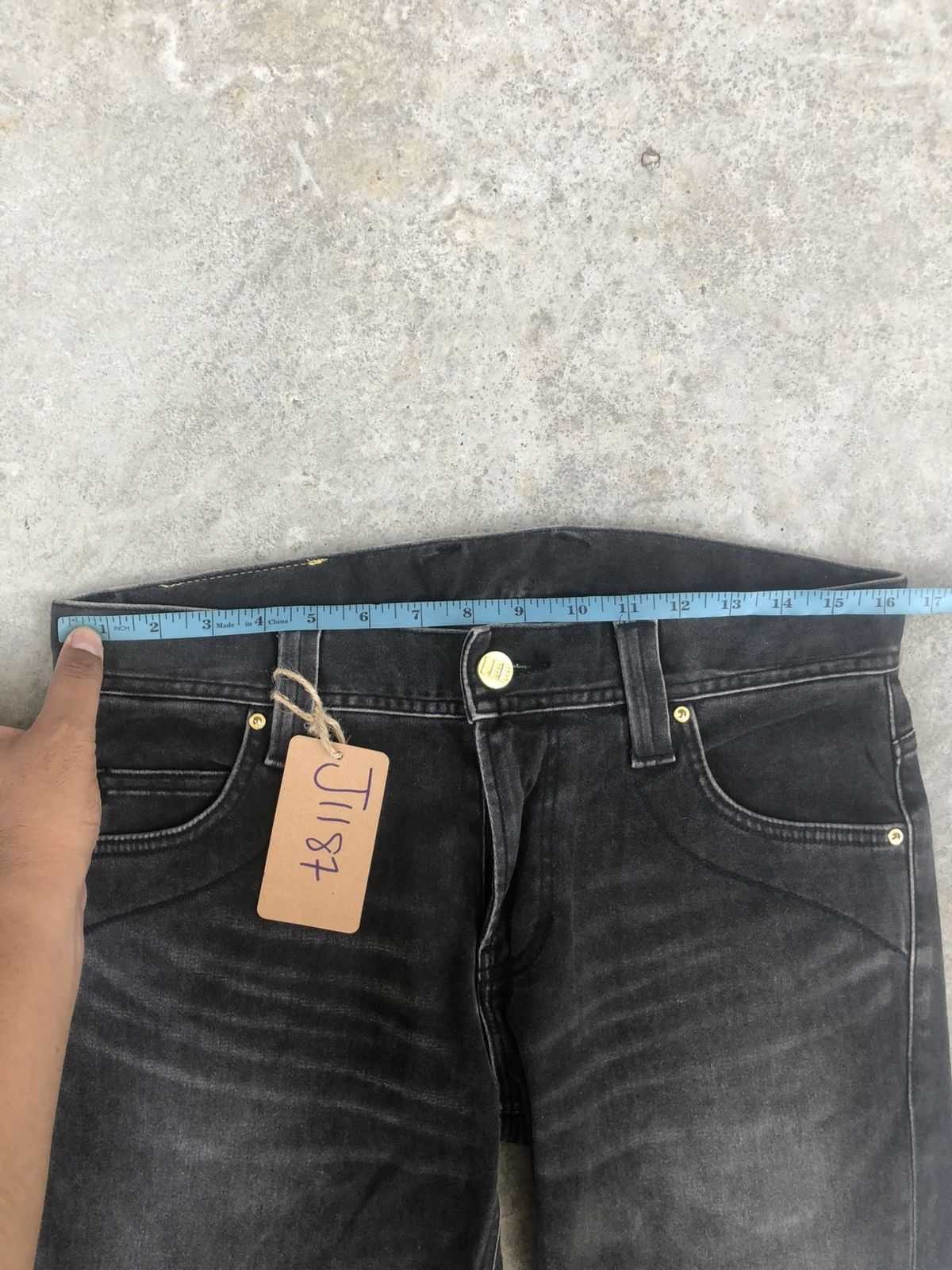 Lee Japanese Lee Flared Jeans Distressed Jeans Suede Size US 32 / EU 48 - 20 Thumbnail