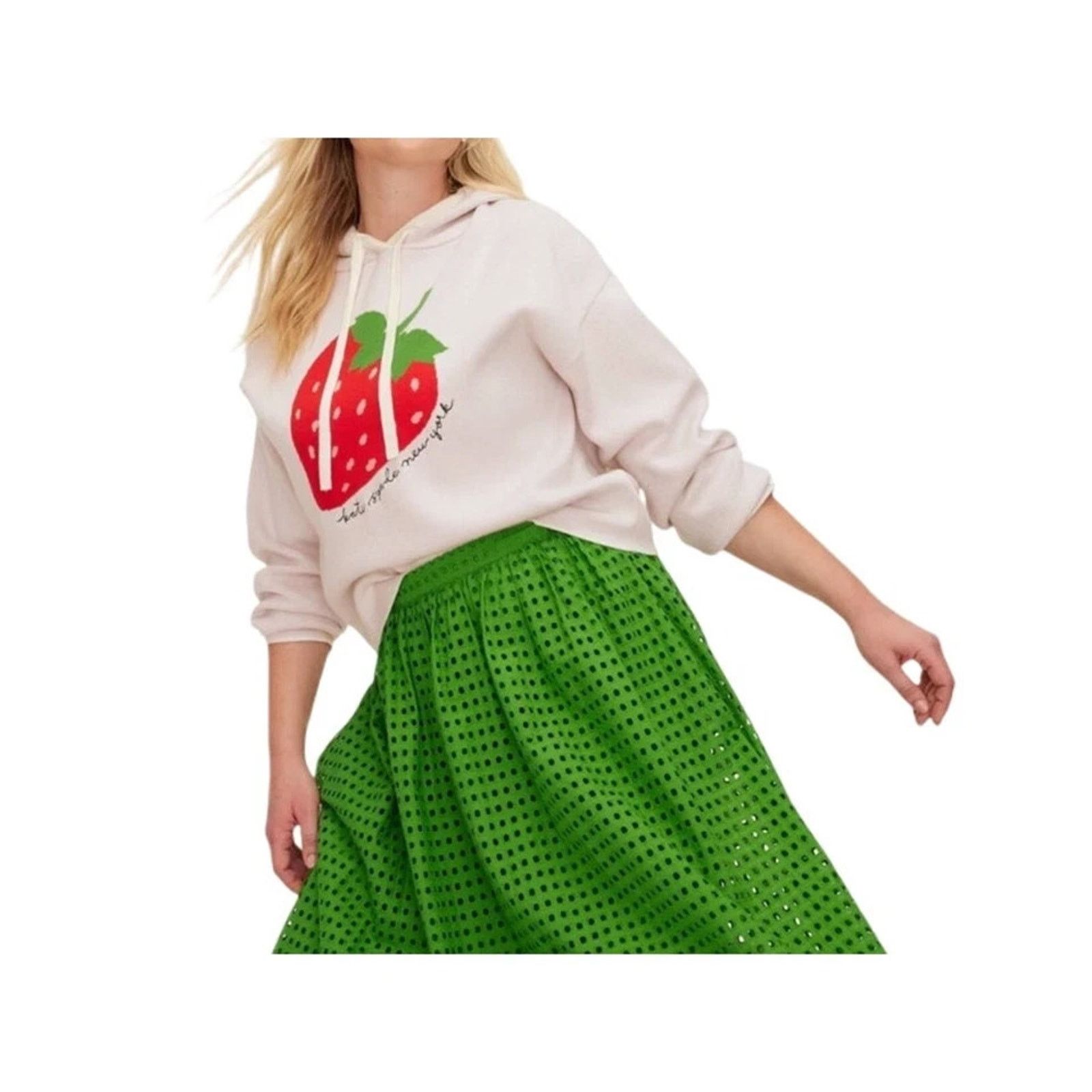 Kate Spade Kate Spade Pullover Hoodie Sweater Womens Medium Strawberry Size M / US 6-8 / IT 42-44 - 1 Thumbnail
