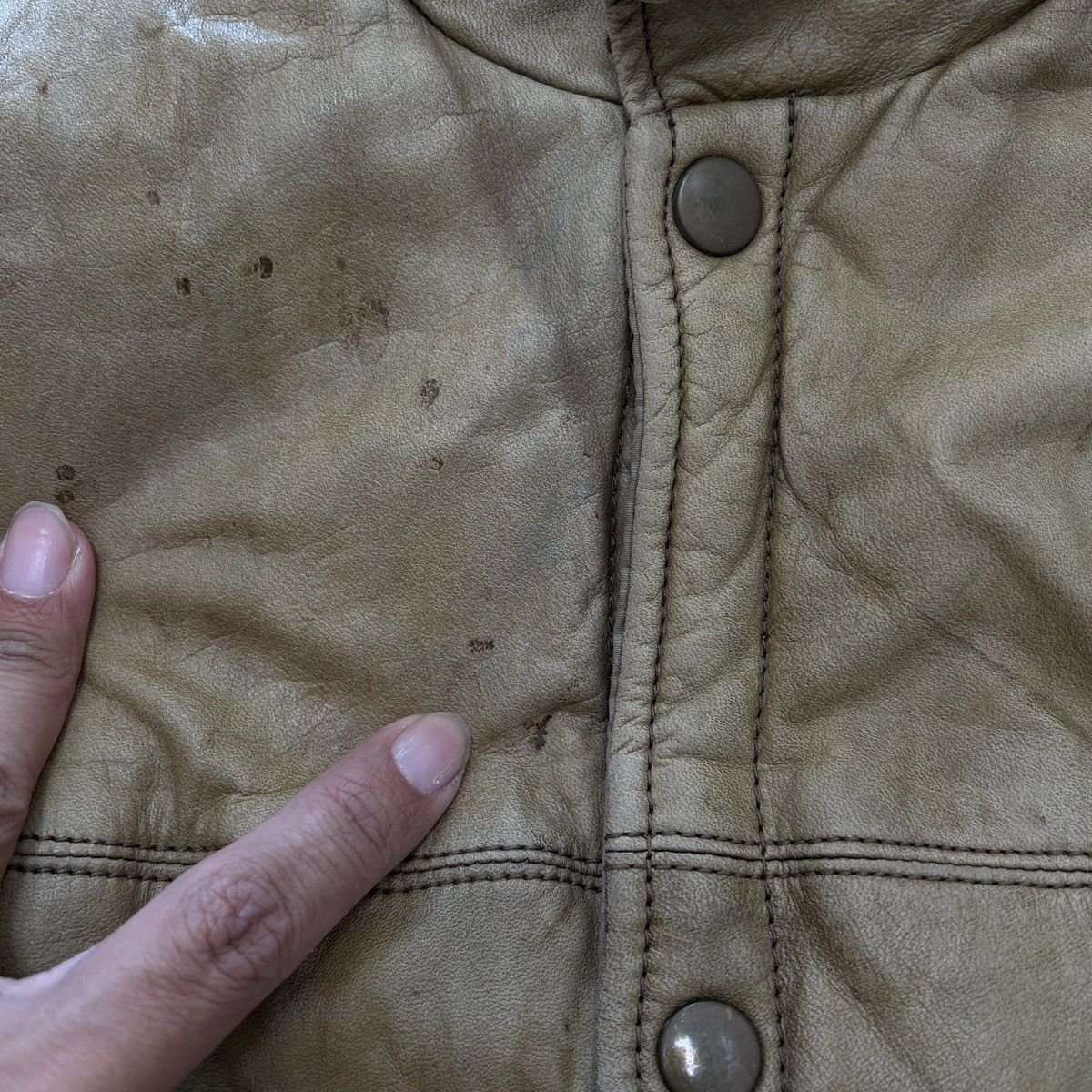Vintage Vintage M. Julian Leather Down Vest — Made in Korea Size US L / EU 52-54 / 3 - 3 Thumbnail