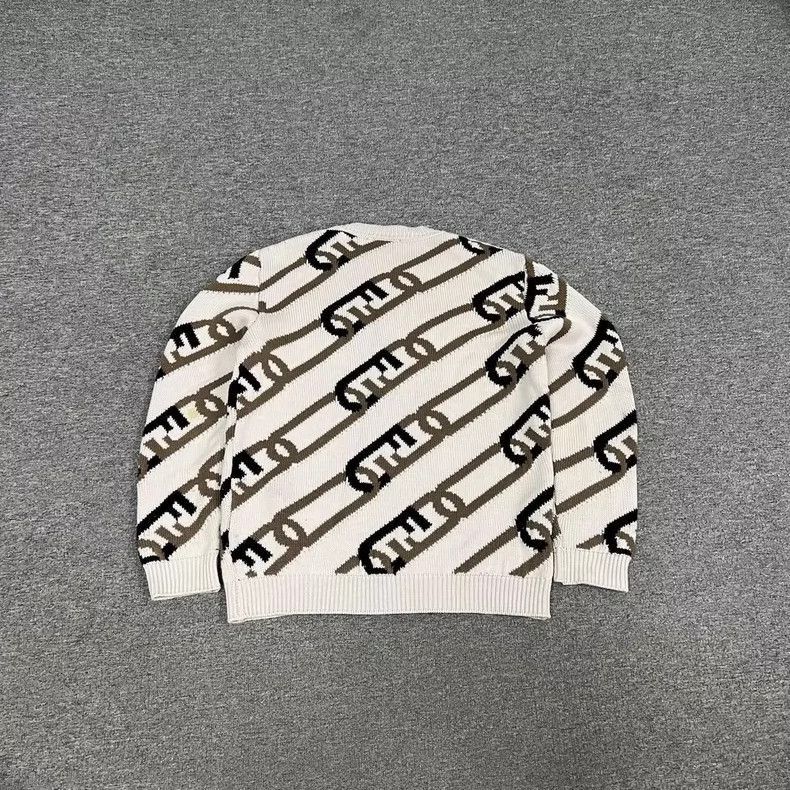 Fendi fendi double f crew neck sweater-2508 Size US L / EU 52-54 / 3 - 2 Thumbnail