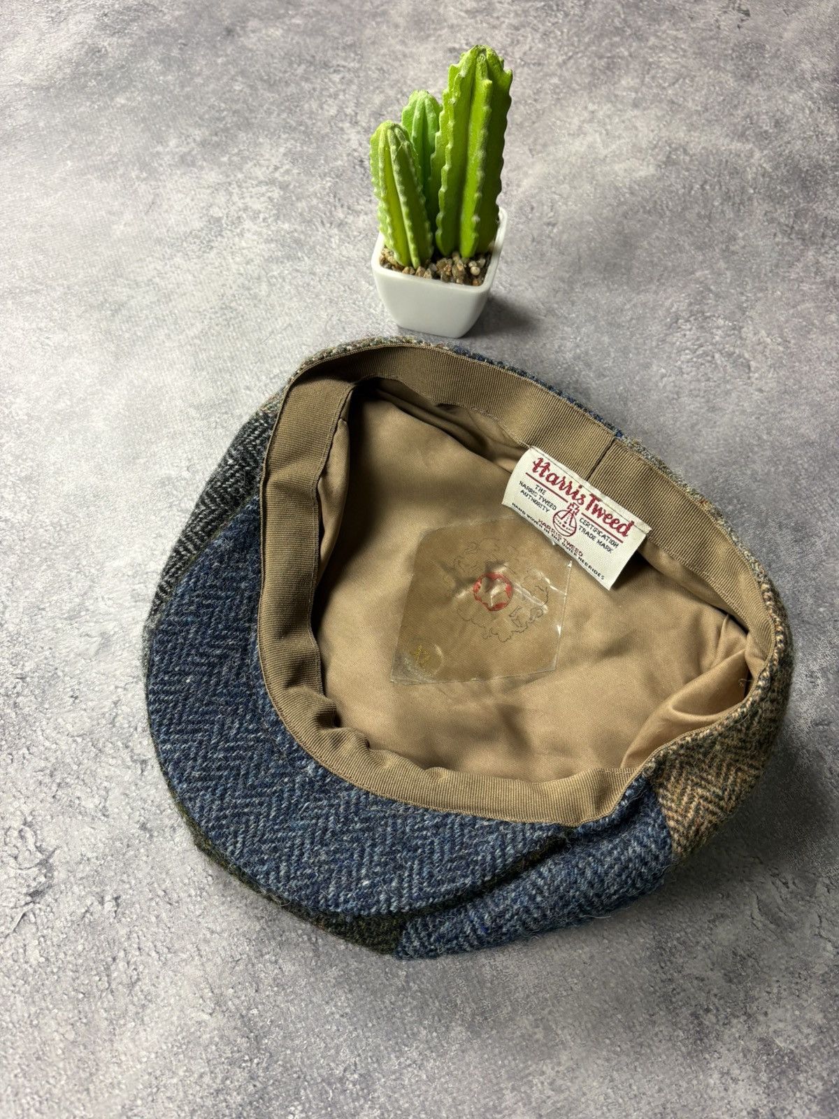 Harris Tweed HARRIS TWEED Vintage Hat Cap United Kingdom Rare Checkered Size ONE SIZE - 4 Thumbnail