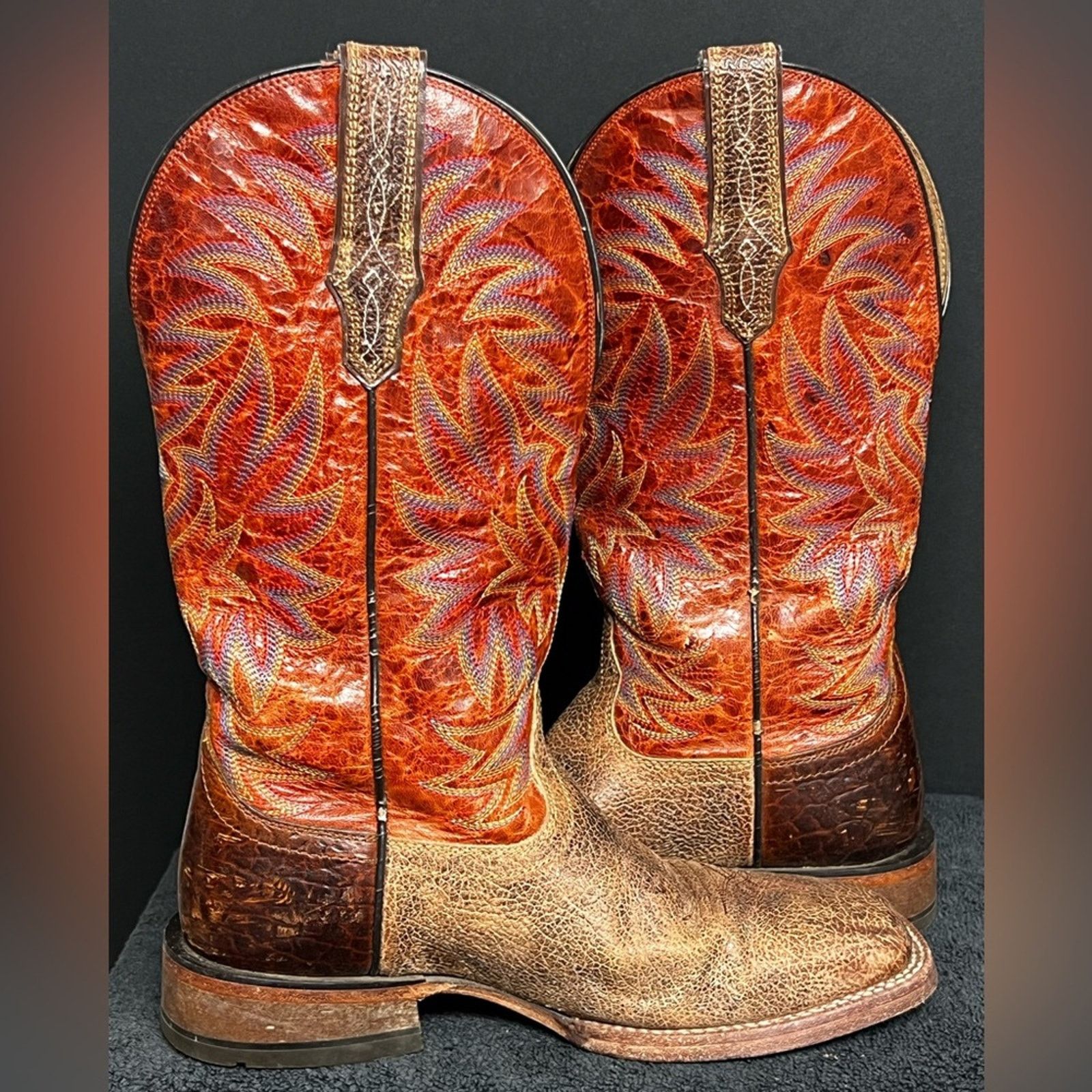 Ariat Ariat High Call Western Cowboy Boots - Sunset SIZE 7D RARE Size US 7 / EU 40 - 6 Thumbnail