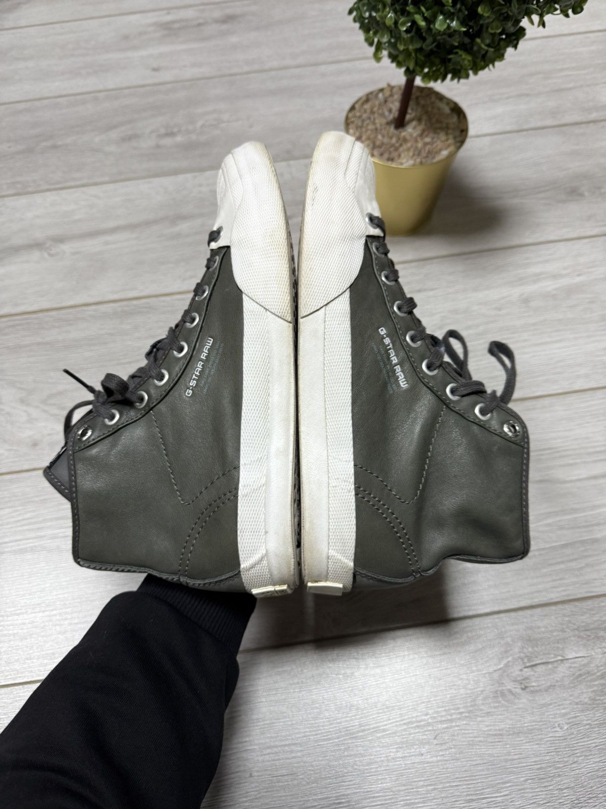 G-Star G star leather high sneakers boots Size US 9 / EU 42 - 7 Thumbnail