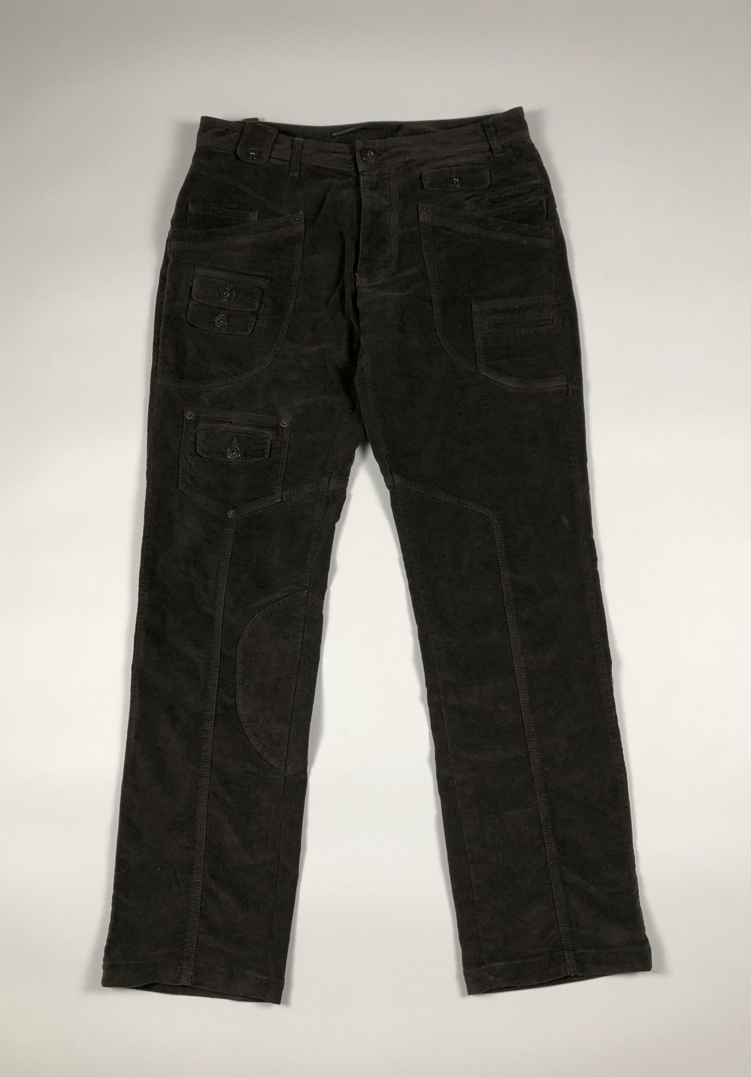 Other Gaetano Navarra Multi-Pocket Velour Pants Size US 32 / EU 48 - 4 Thumbnail