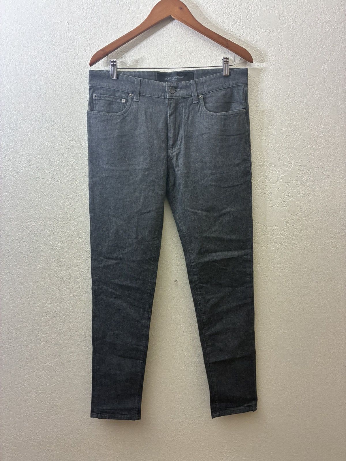 Dolce & Gabbana Dolce Gabanna Grey Denim Size US 32 / EU 48 - 1 Thumbnail