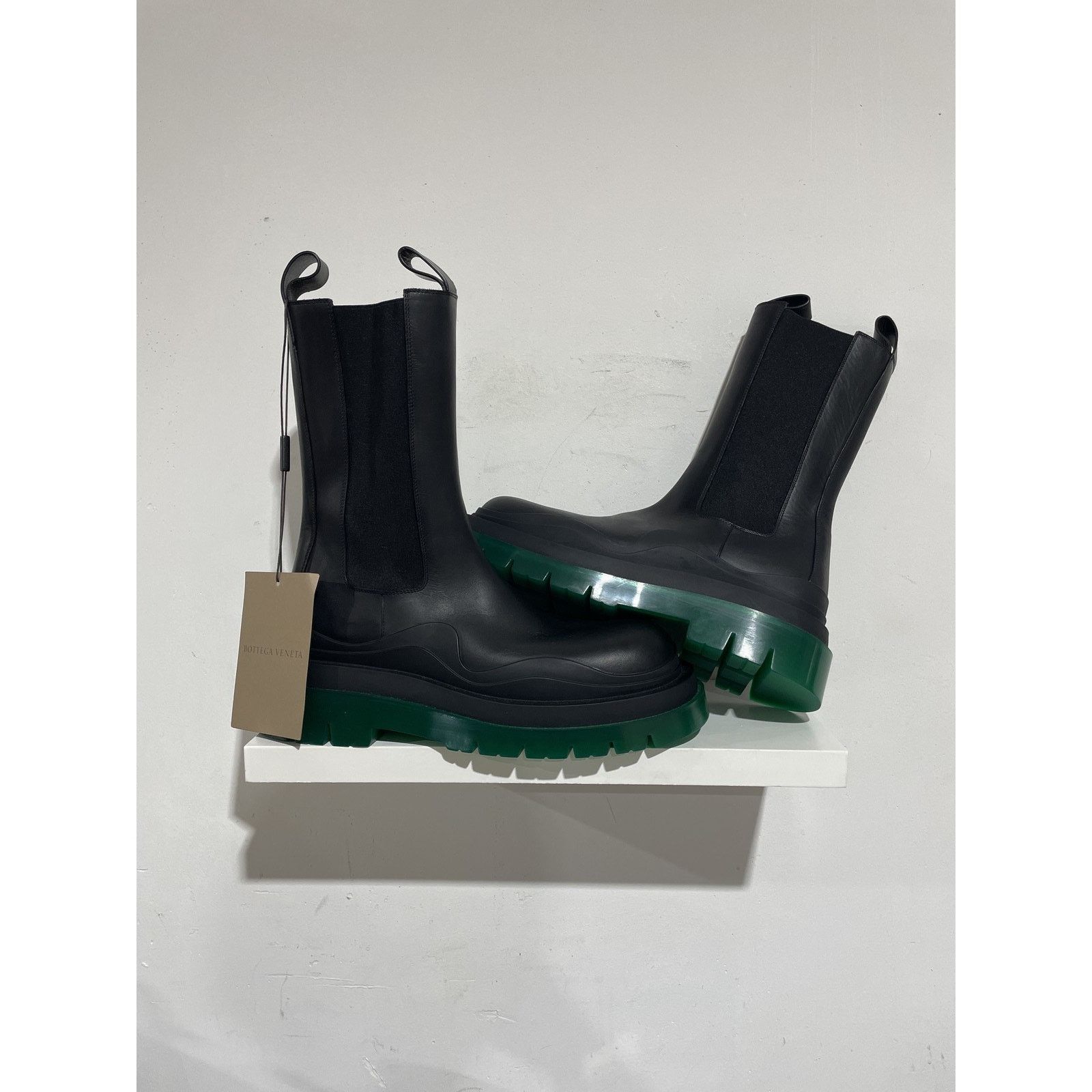 Bottega Veneta BOTTEGA VENETA LEATER RAIN BOOTS SIZE 41 (8US) NEW Size US 8 / EU 41 - 1 Thumbnail