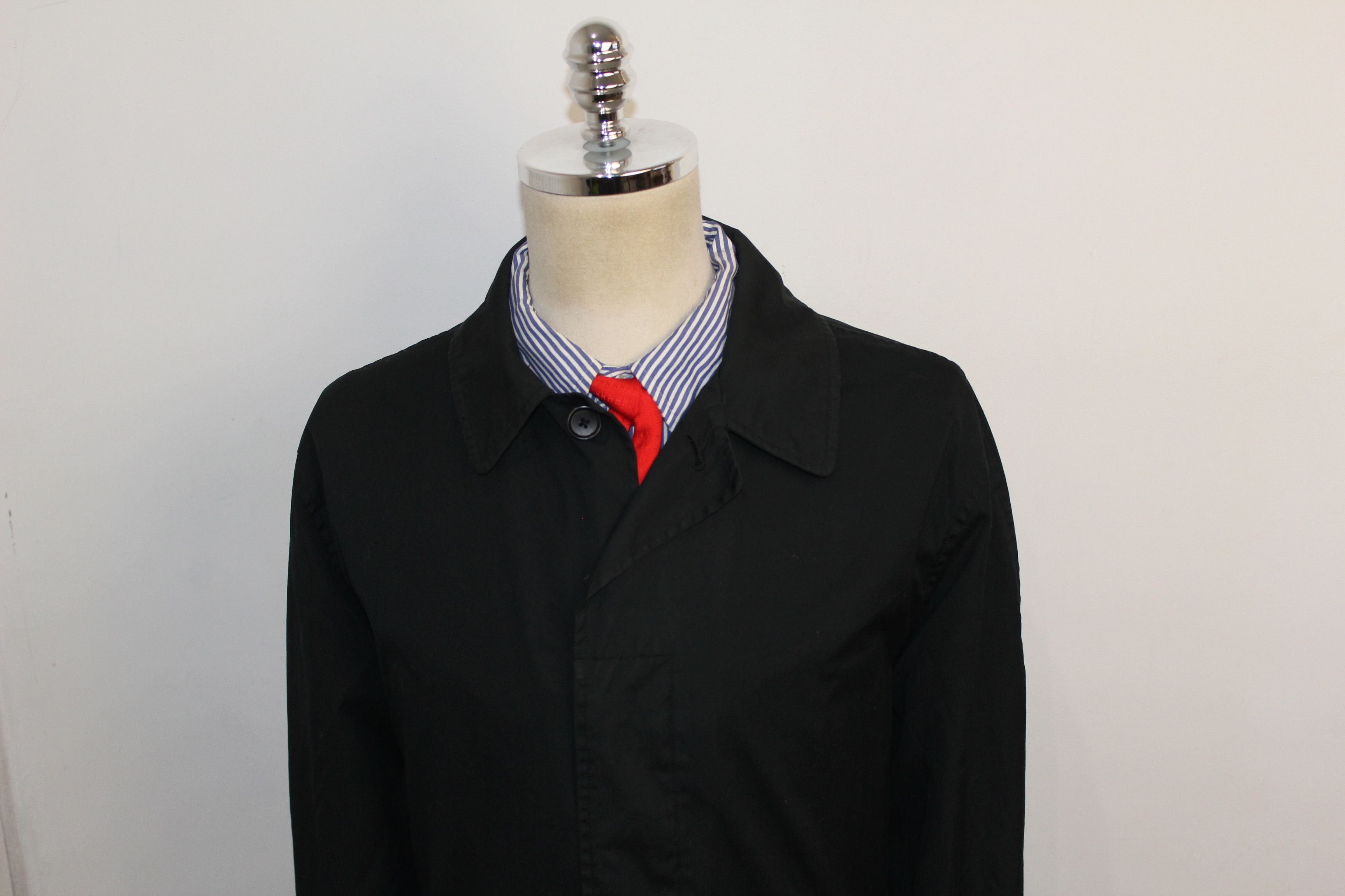 Polo Ralph Lauren Men's RALPH LAUREN POLO Vintage Black Trench Coat Jacket Size US L / EU 52-54 / 3 - 4 Thumbnail