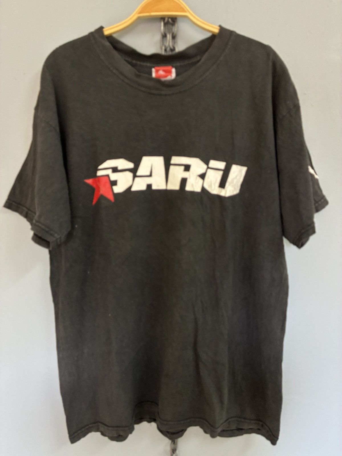 Japanese Brand Vintage Y2K Sarcastic! SARU Japanese Brand t shirt Size US L / EU 52-54 / 3 - 3 Thumbnail