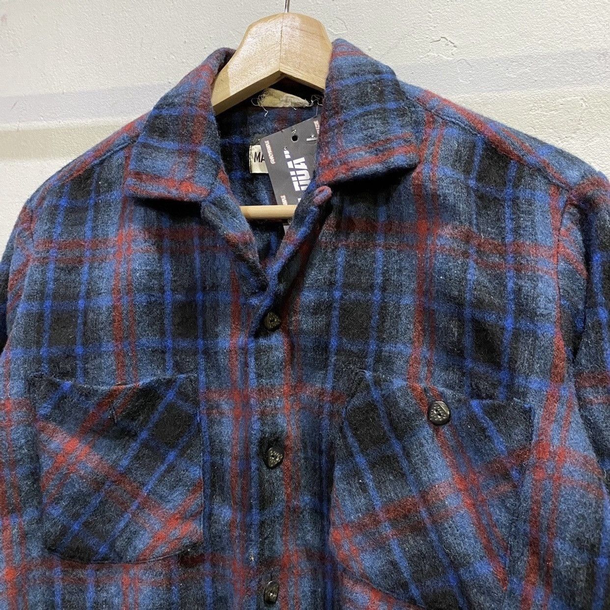 MasterPiece VINTAGE‼️Masterpiece Tokyo Japan Wool Flannel Size US M / EU 48-50 / 2 - 3 Thumbnail