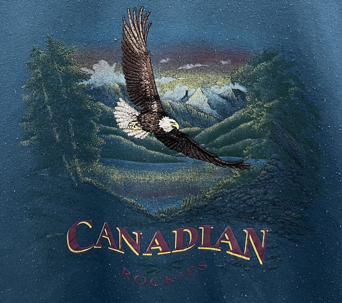 Vintage VINTAGE MARSHLANDS CANADA CANADIAN ROCKIES SWEATSHIRT Size US XL / EU 56 / 4 - 3 Thumbnail