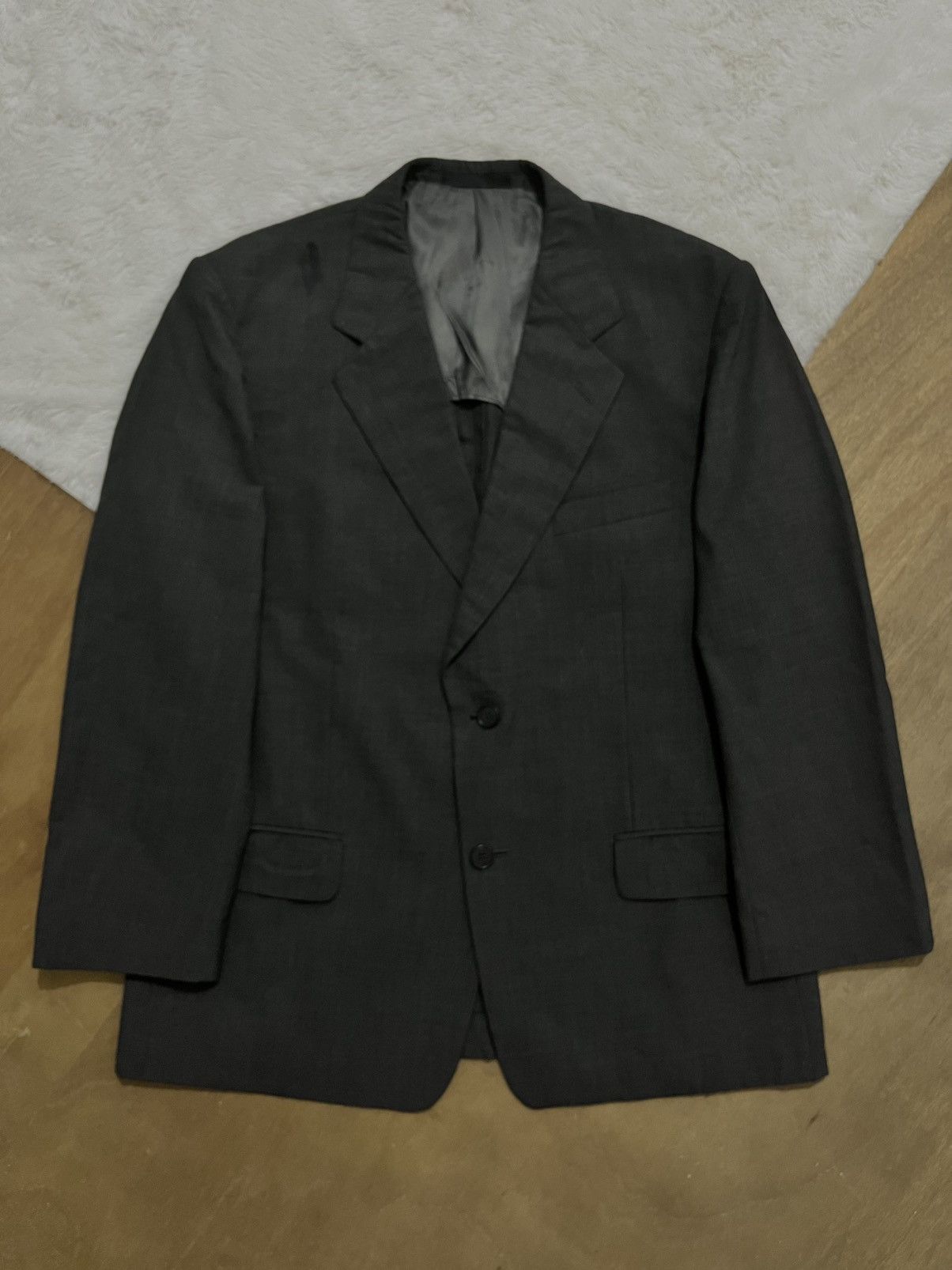 Yves Saint Laurent Vintage 90s Yves Saint Laurent Pour Homme Merino Wool Blazer Size 40R - 1 Thumbnail