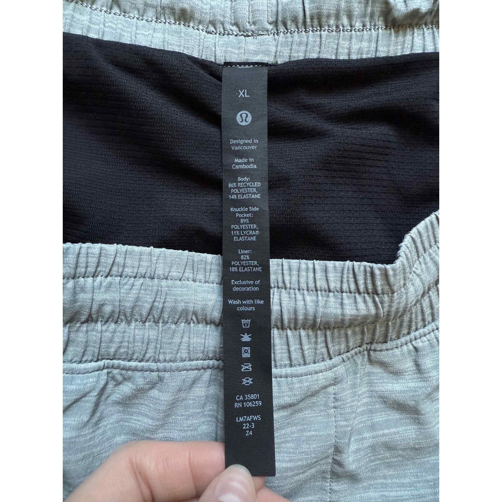 Lululemon Lululemon Pace Breaker Training Short 7” Lined Slate XL Size US 40 / EU 56 - 3 Thumbnail