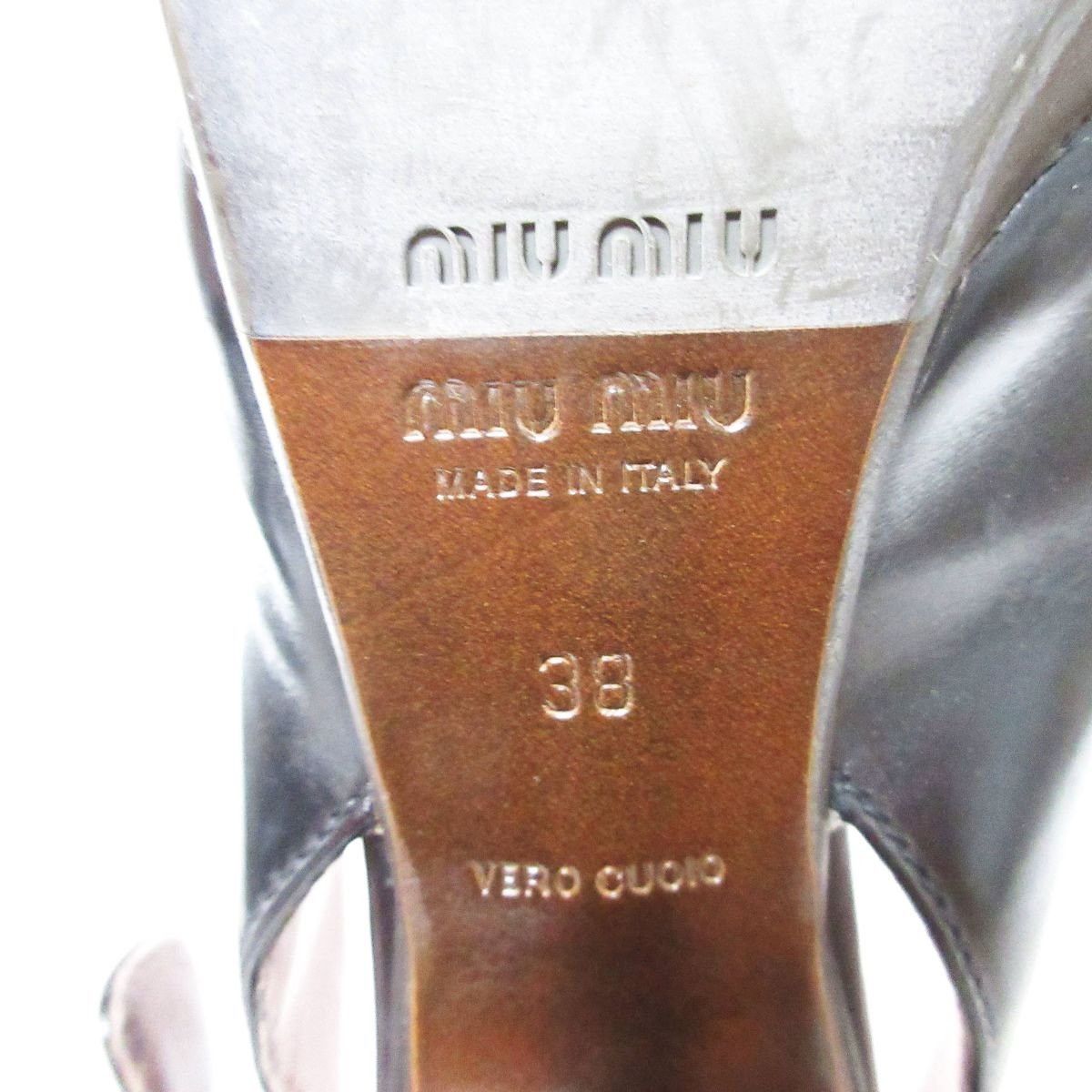 Miu Miu Studded Heels Size US 8 / IT 38 - 7 Thumbnail